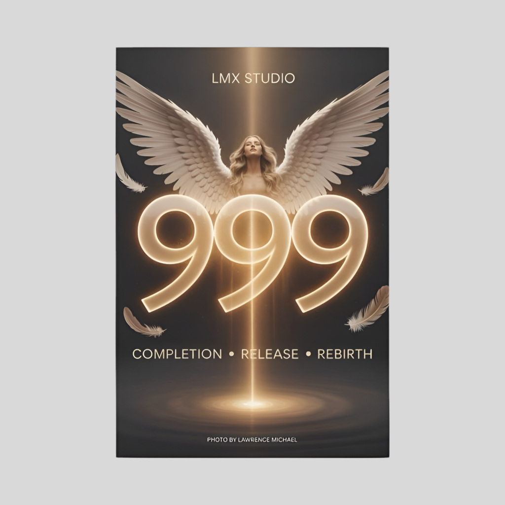 999 — Completion • Release • Rebirth (LMX Studio Canvas Edition, 24×36)