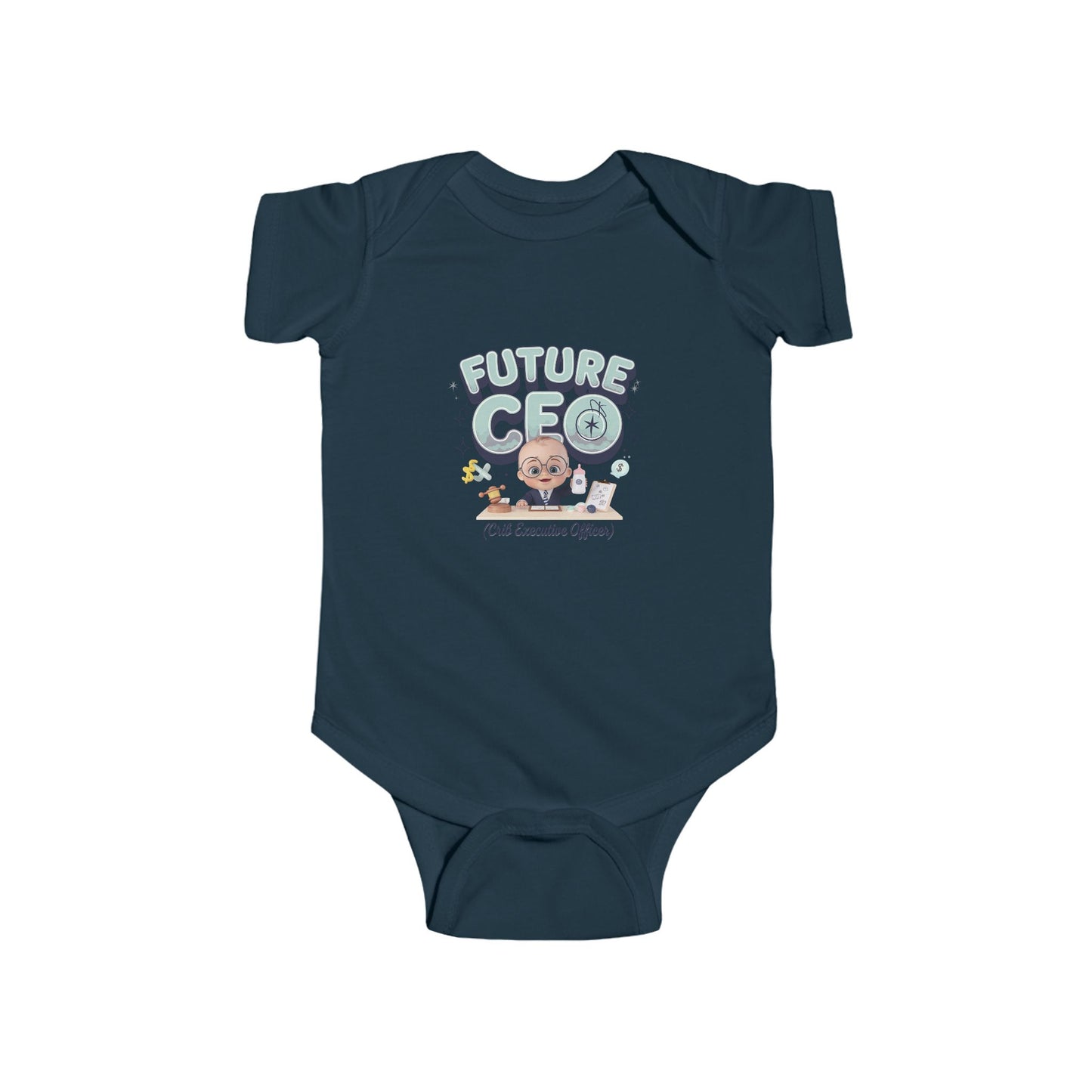 Baby LMx- CEO Onesie - Future CEO Infant Fine Bodysuit for Little Leaders