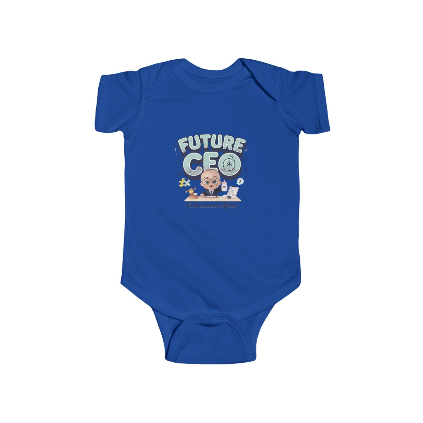 Baby LMx- CEO Onesie - Future CEO Infant Fine Bodysuit for Little Leaders