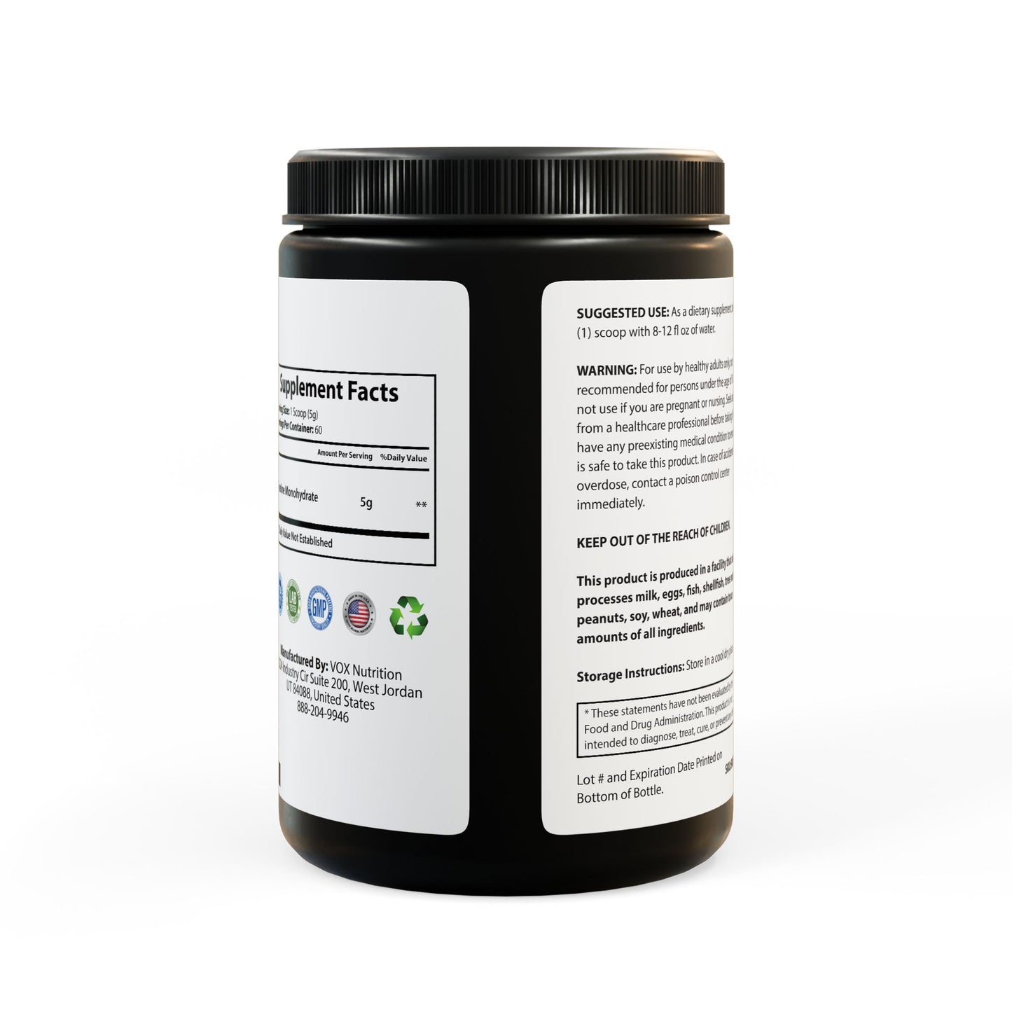 LMX Vitality Creatine Monohydrate – Pure Performance, No Compromise (300g, 10.58oz