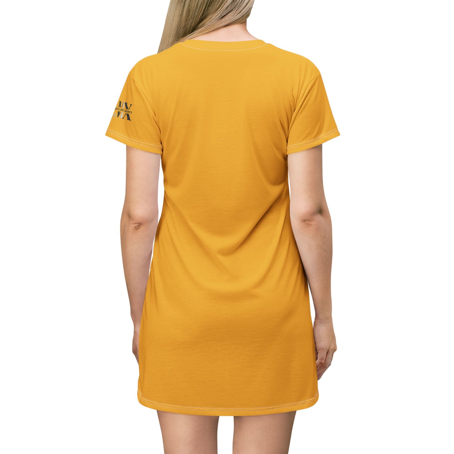 “Mom: A Title Above Queen” – Luxe T-Shirt Dress by LMX