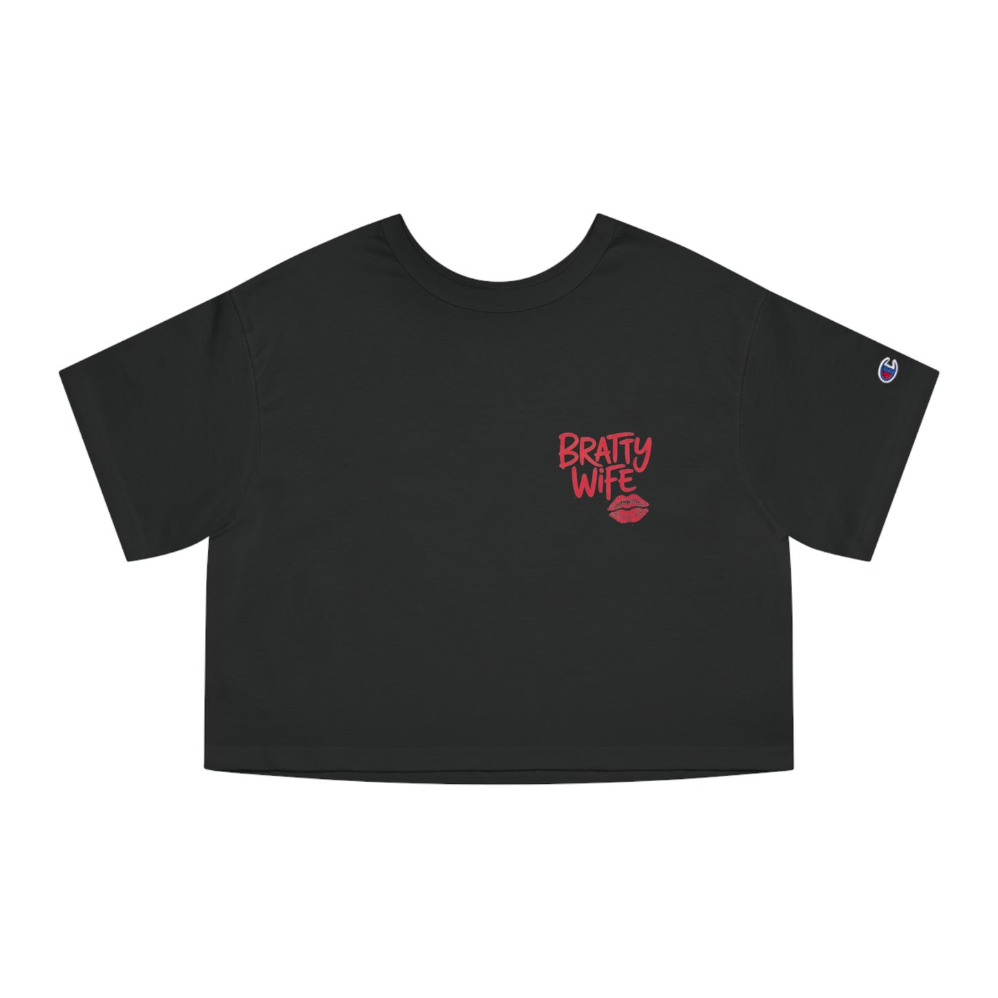 LMX Designs – Bratty Wife Cropped T-Shirt