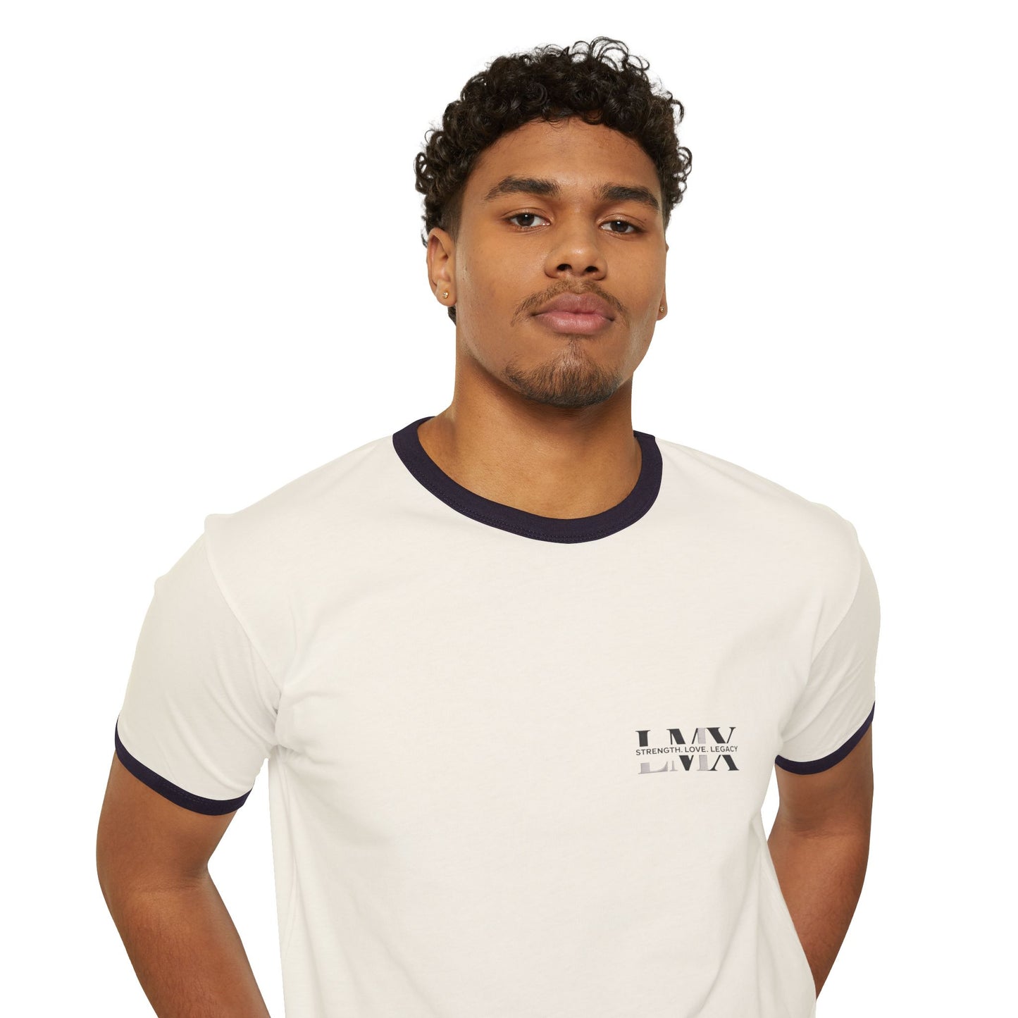 LMX Strength. Love. Legacy. Men’s Cotton Ringer T-Shirt – Retro Style, Modern Statement