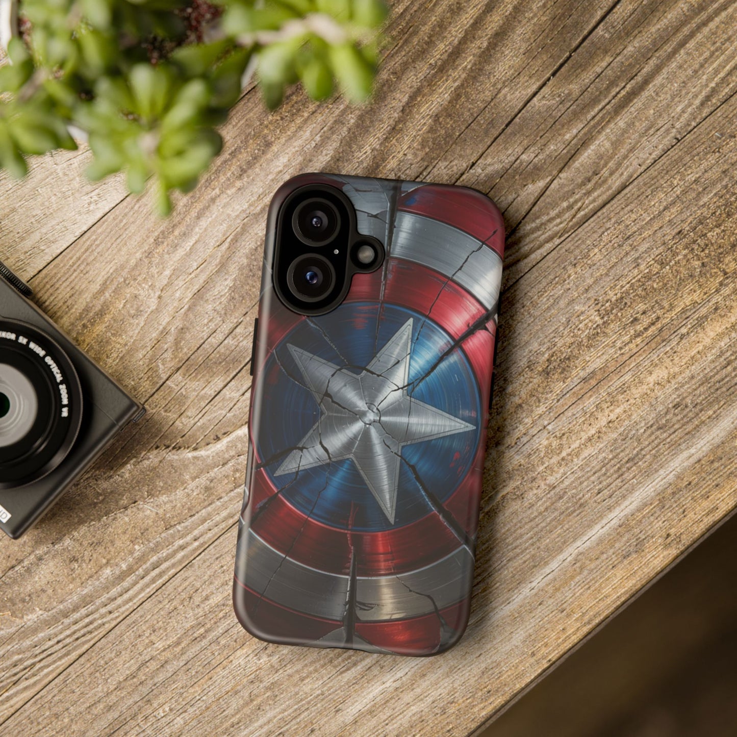 Captain America Shield Phone Case – Tough & Durable