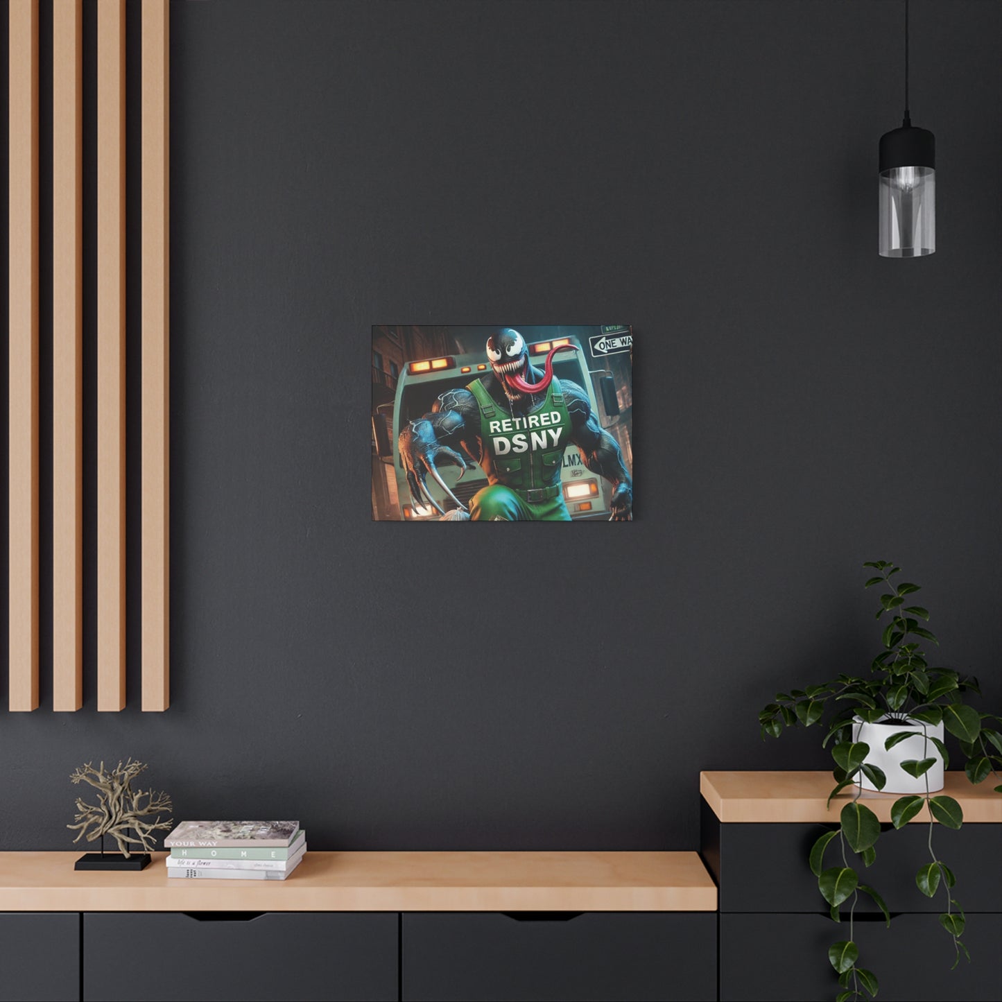 Retired DSNY Venom Matte Canvas Wall Art