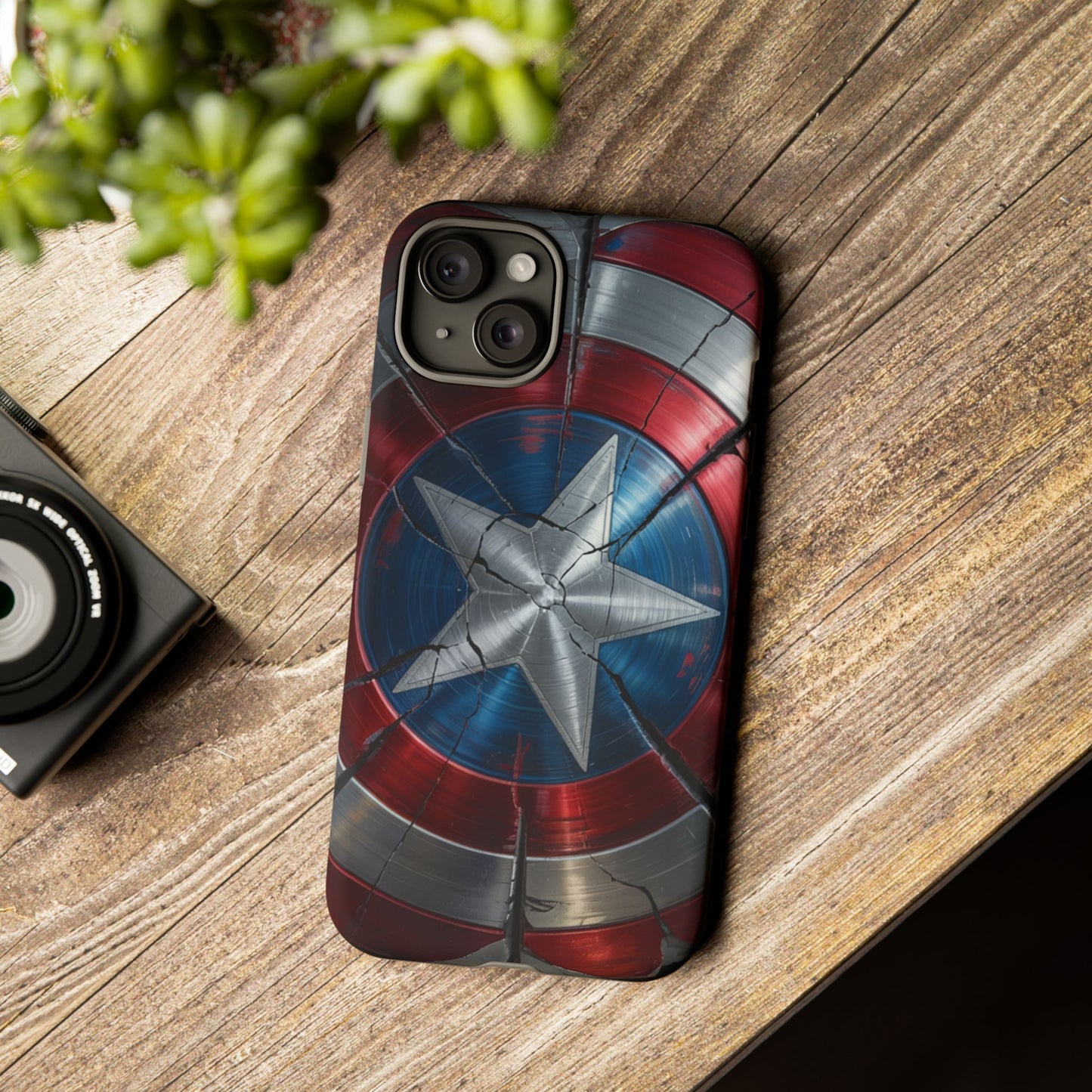 Captain America Shield Phone Case – Tough & Durable