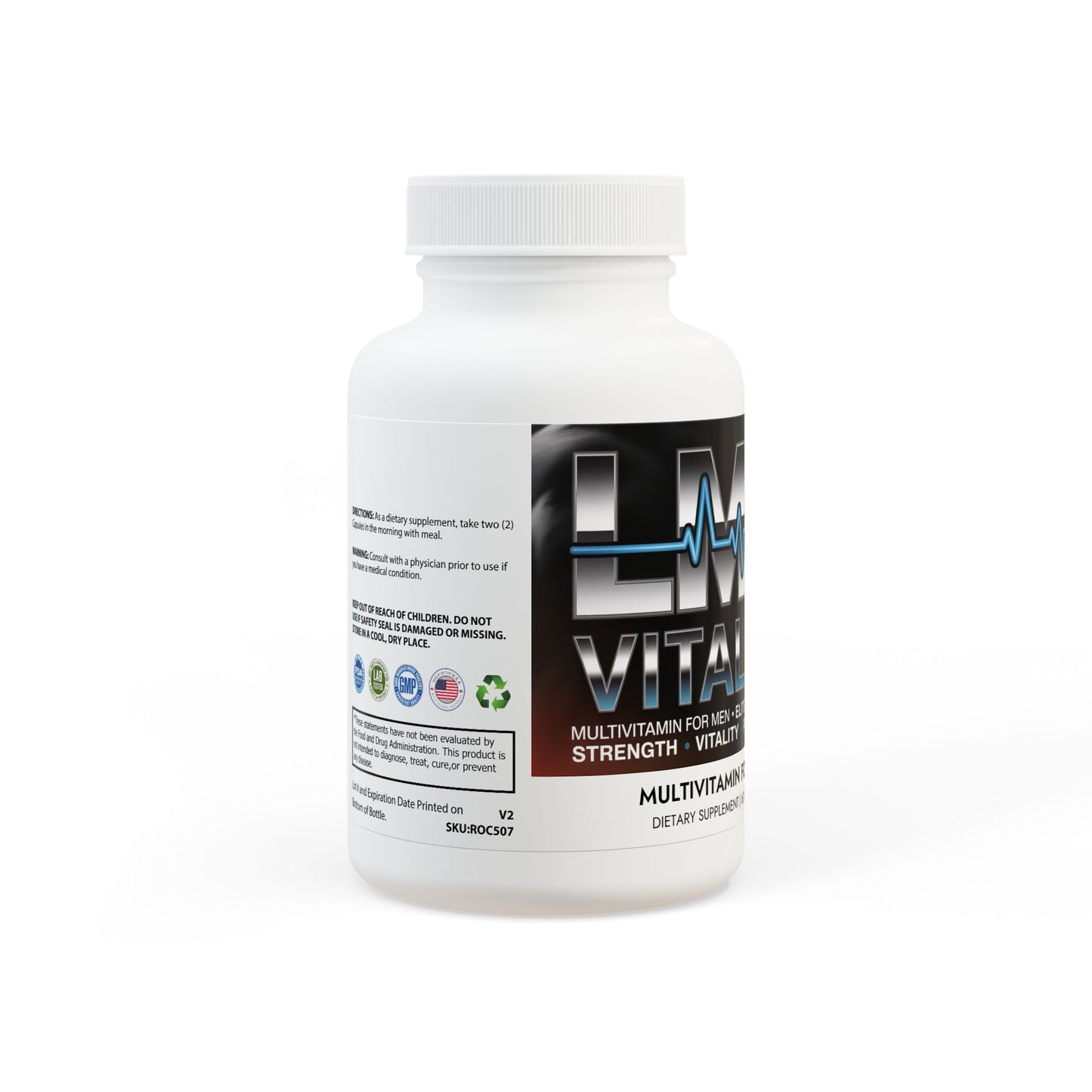 LMX Vitality Multivitamin for Men – Complete Daily Performance & Wellness (60 Capsules)