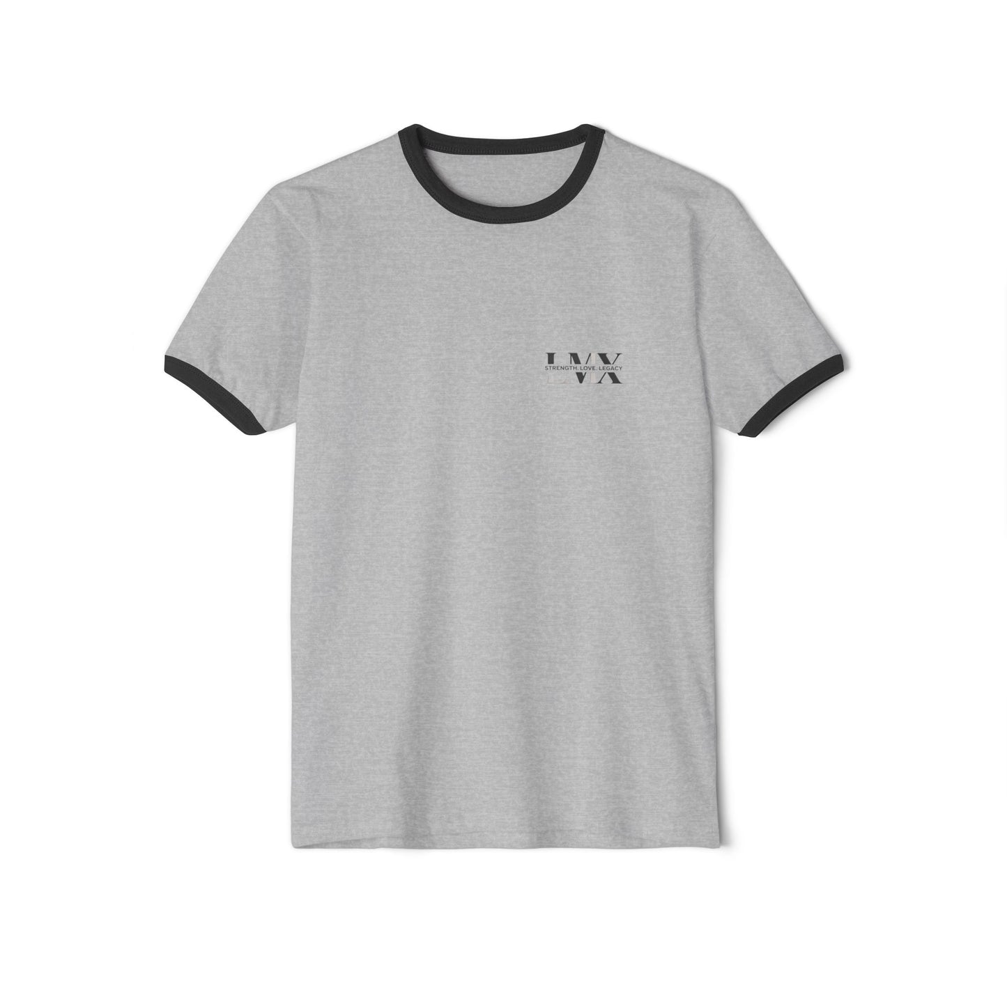LMX Strength. Love. Legacy. Men’s Cotton Ringer T-Shirt – Retro Style, Modern Statement