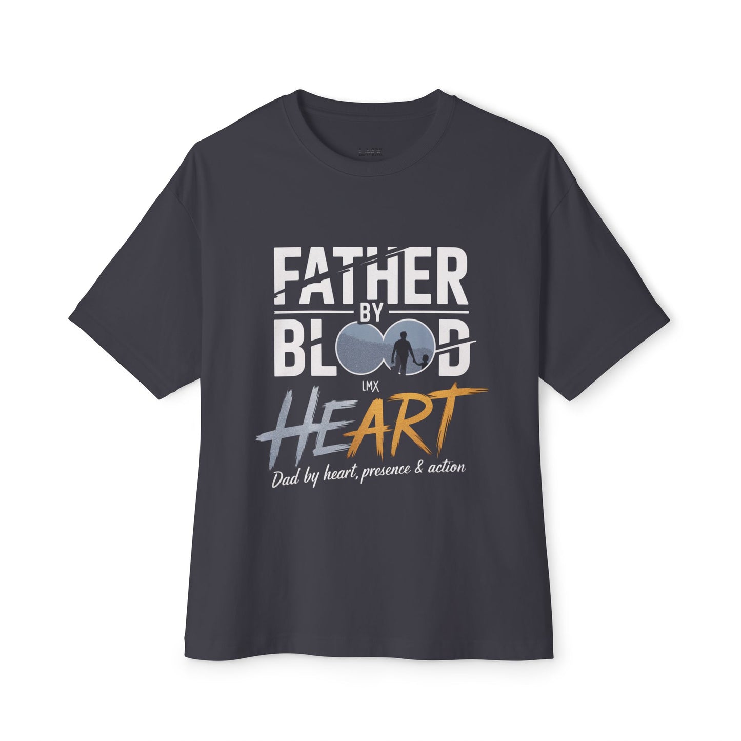 Father by Blood, Dad by Heart Graphic T-Shirt (Inspired by Lawrence Michael Jr.)