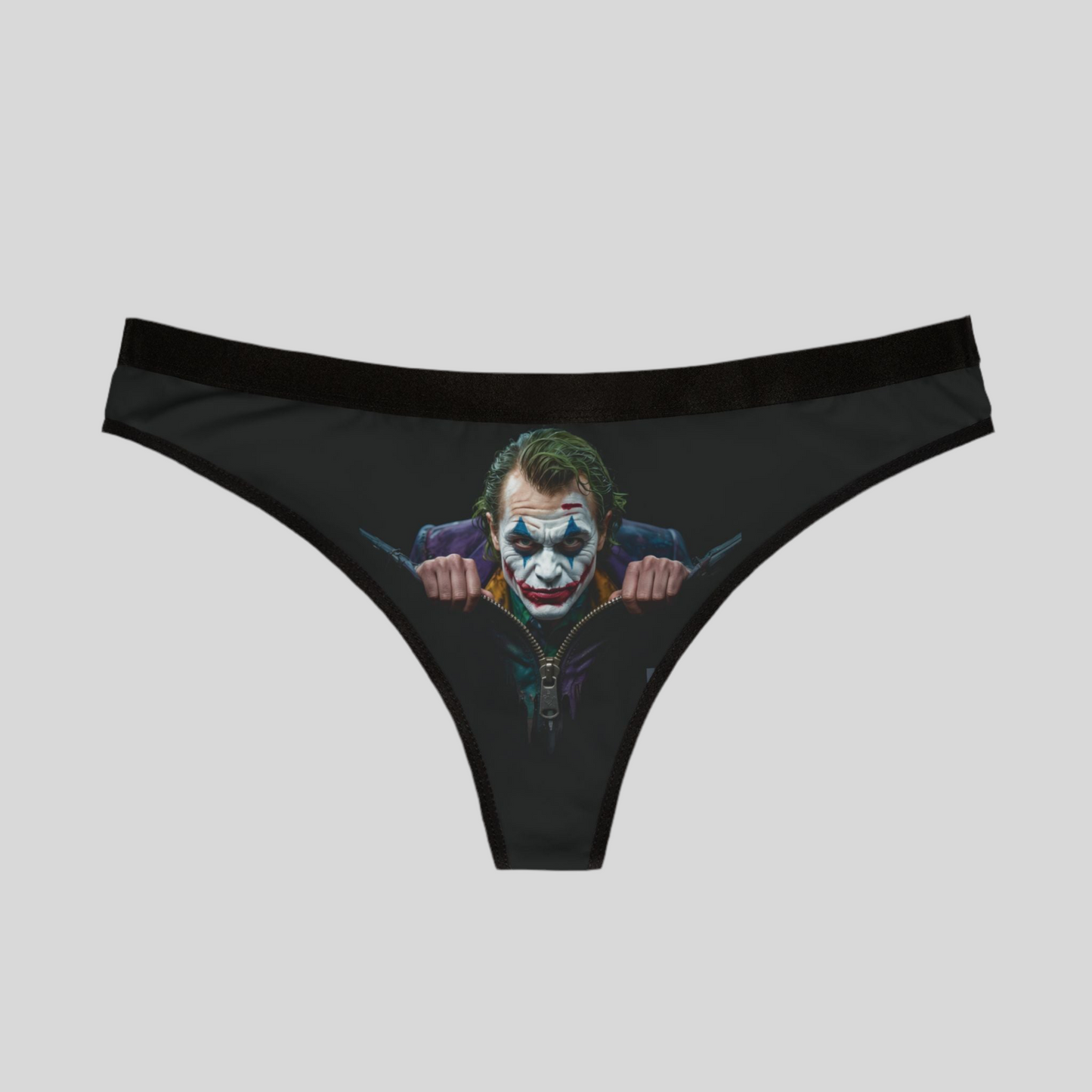 LMX Designs Joker Zipper Thong – Chaos in the Details | Black Edition
