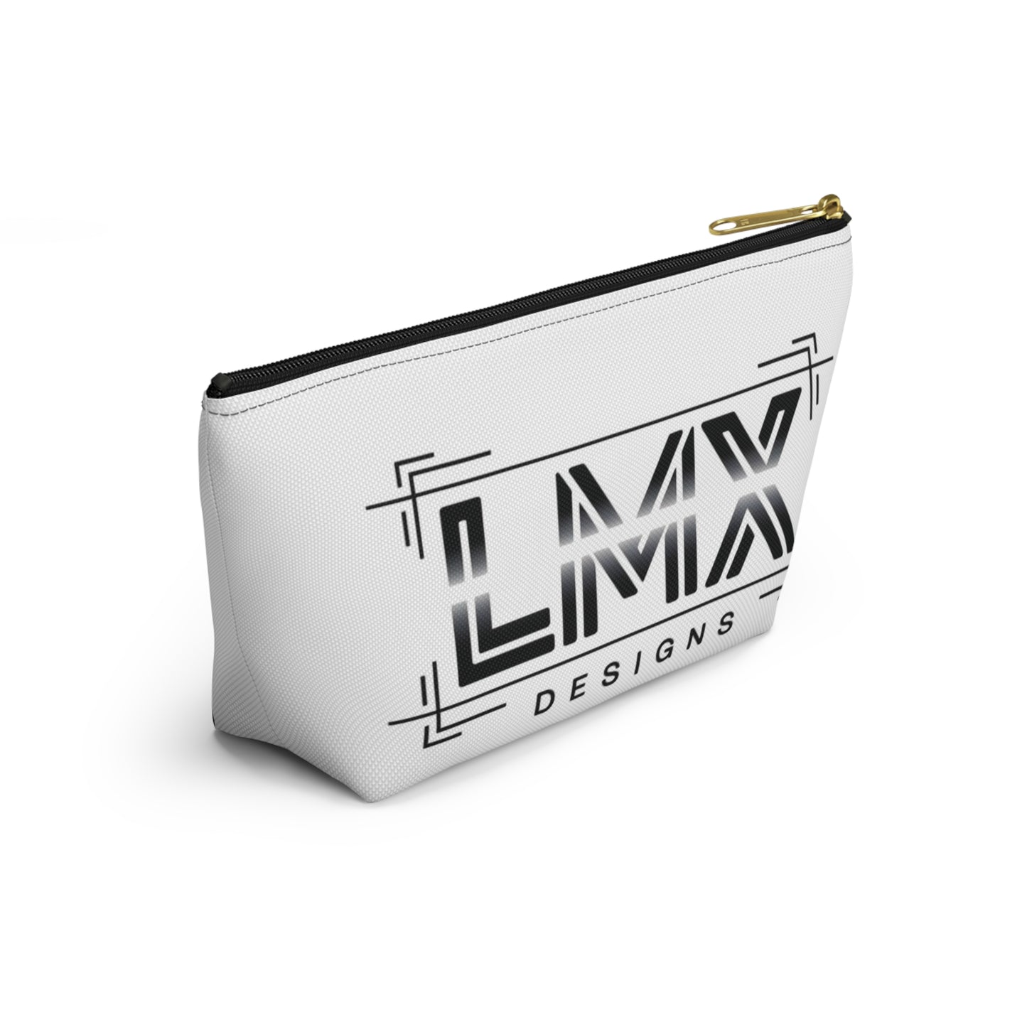 LMX Designs-Custom Logo Accessory Pouch - Stylish T-bottom Design for Everyday Essentials