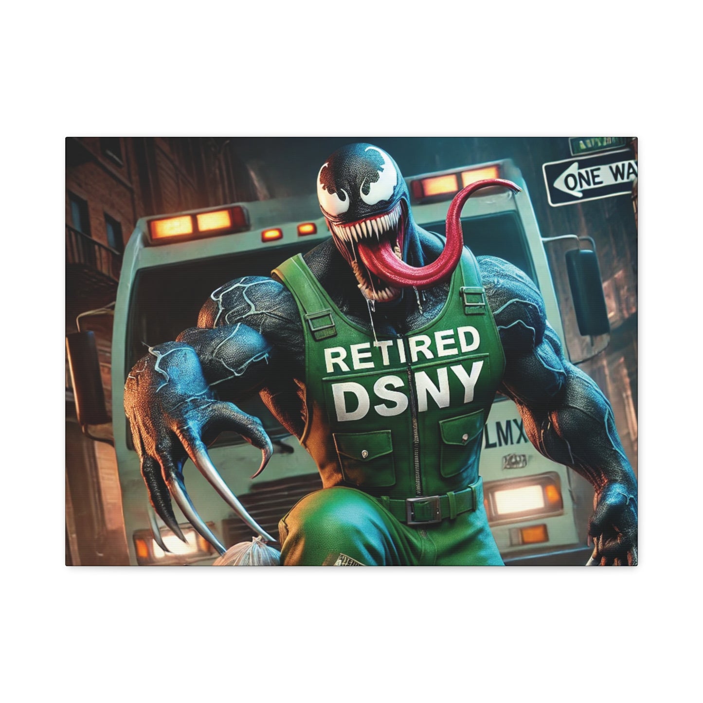 Retired DSNY Venom Matte Canvas Wall Art