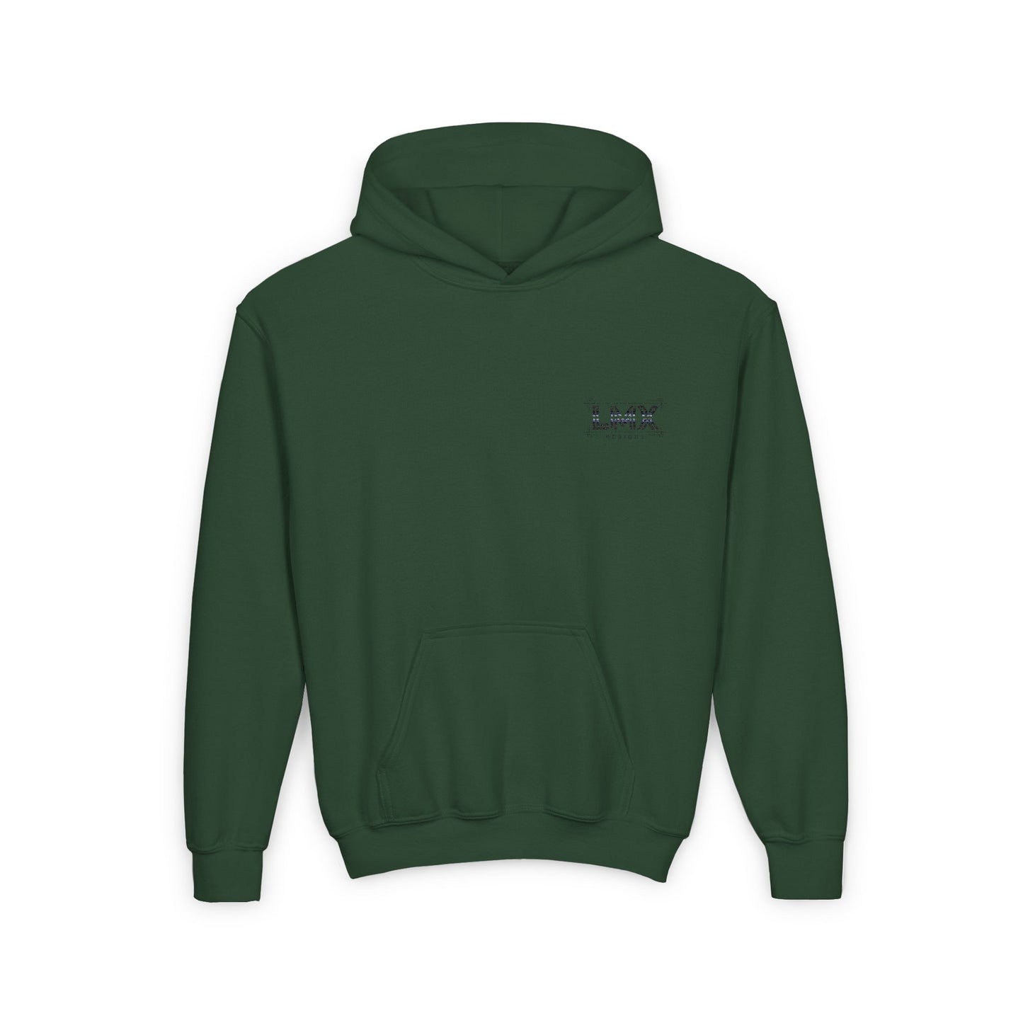 LMX Designs Logo Solid Colors Kids Hoodie – Available in Various Colors