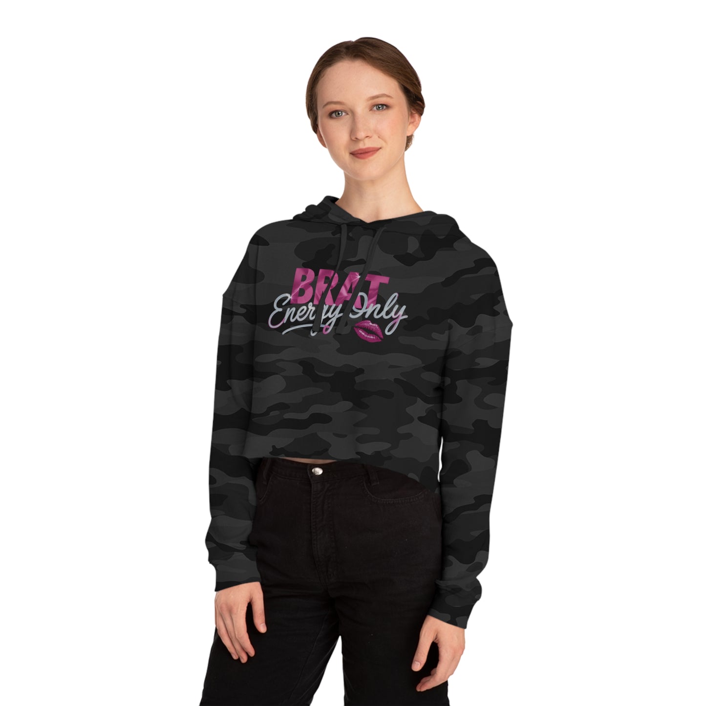 Brat Energy Only | Cropped Hoodie – LMX Designs