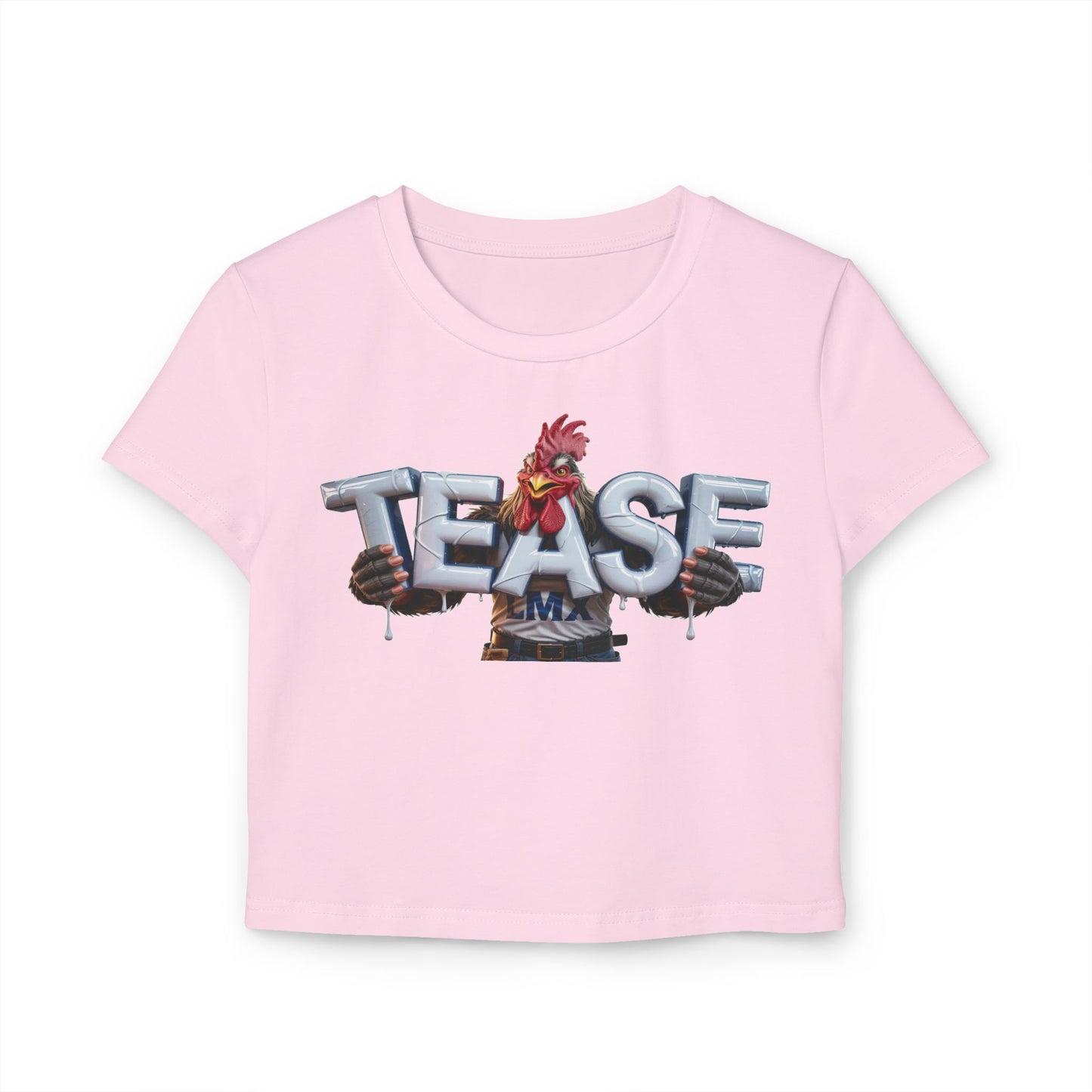 Women’s Tease Crop Top – Bold & Playful LMX Design