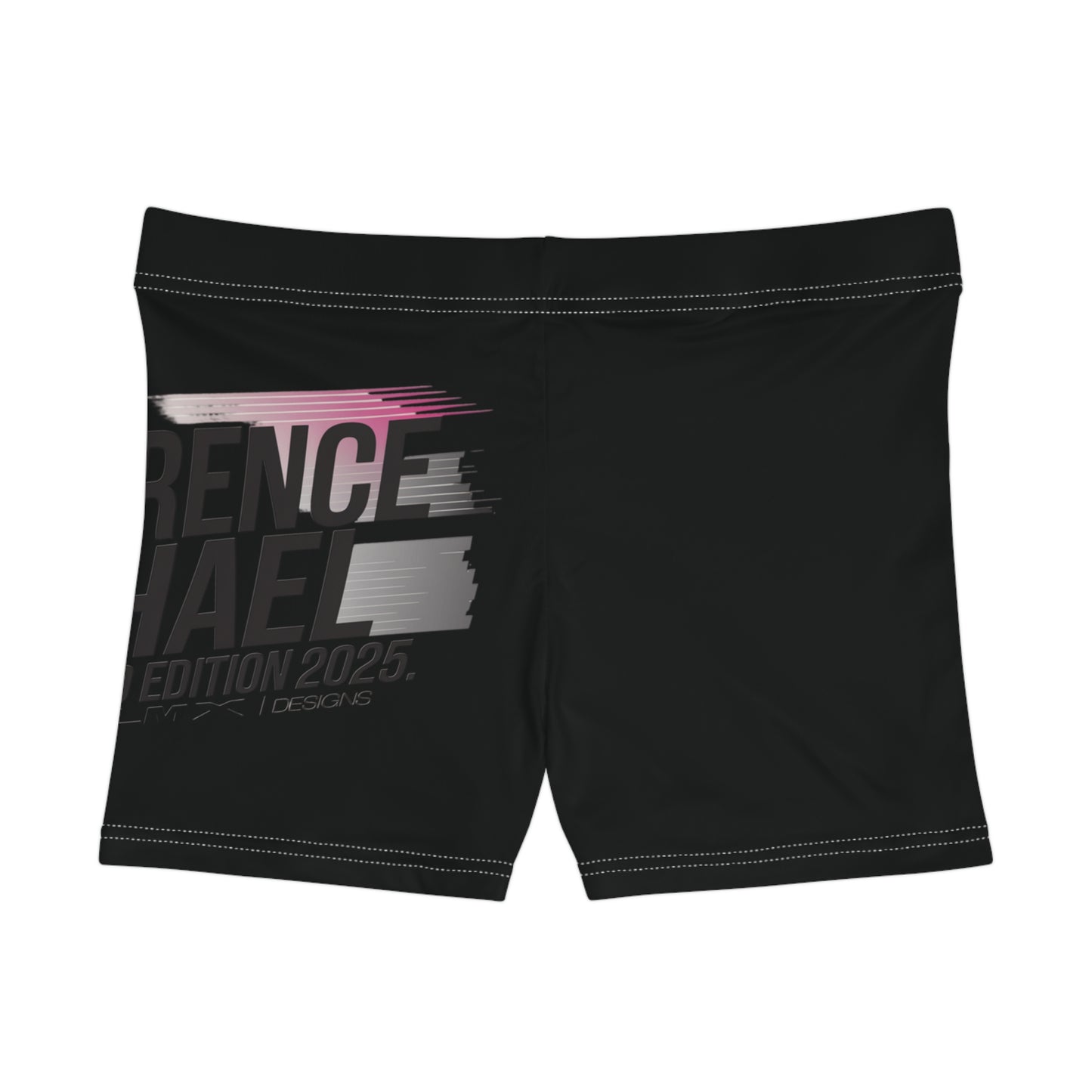 LMX Designs Women’s Black Signature Shorts – Lawrence Michael Limited Edition 2025”