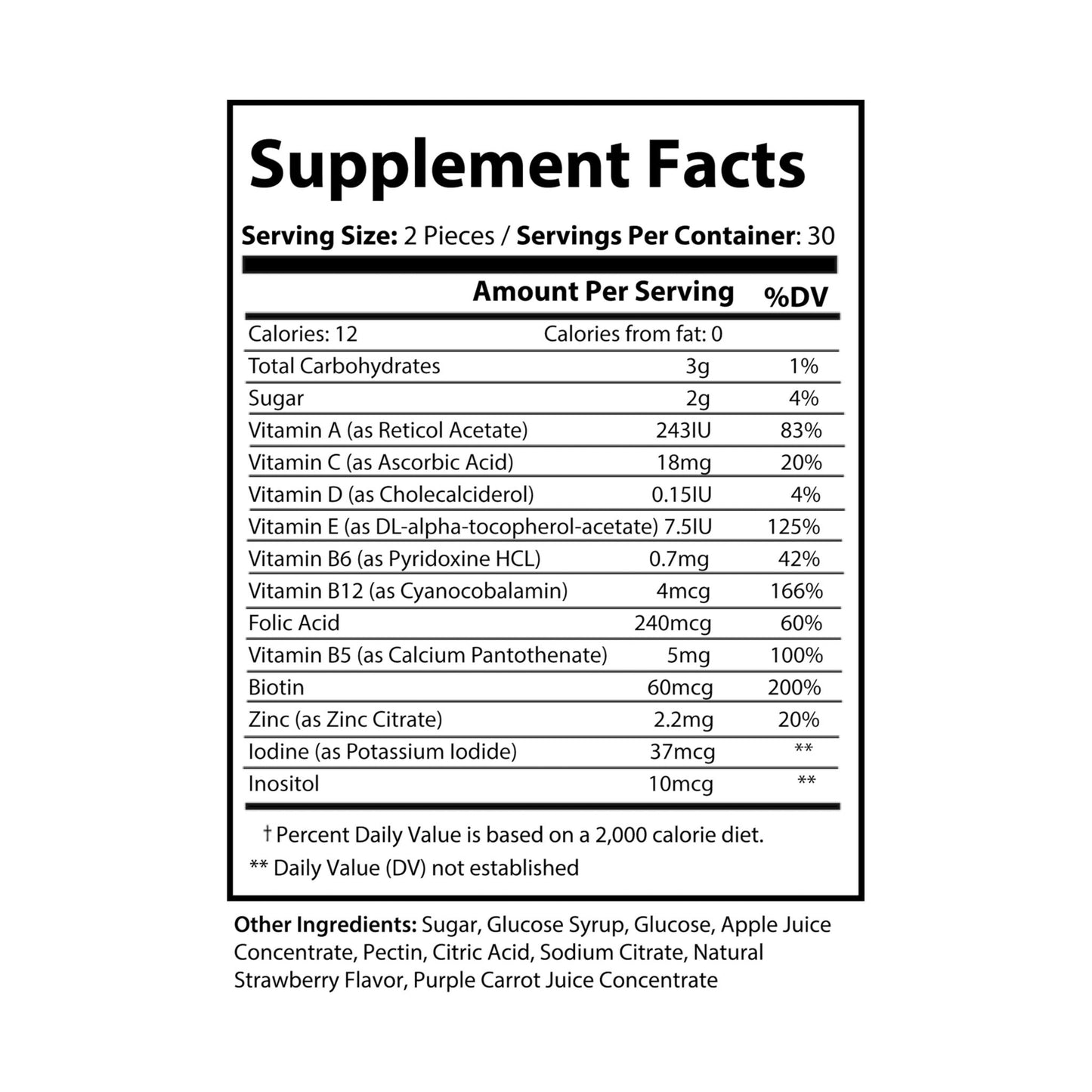 LMX Vitality Multivitamin Gummies – Complete Daily Wellness (60 Gummies)