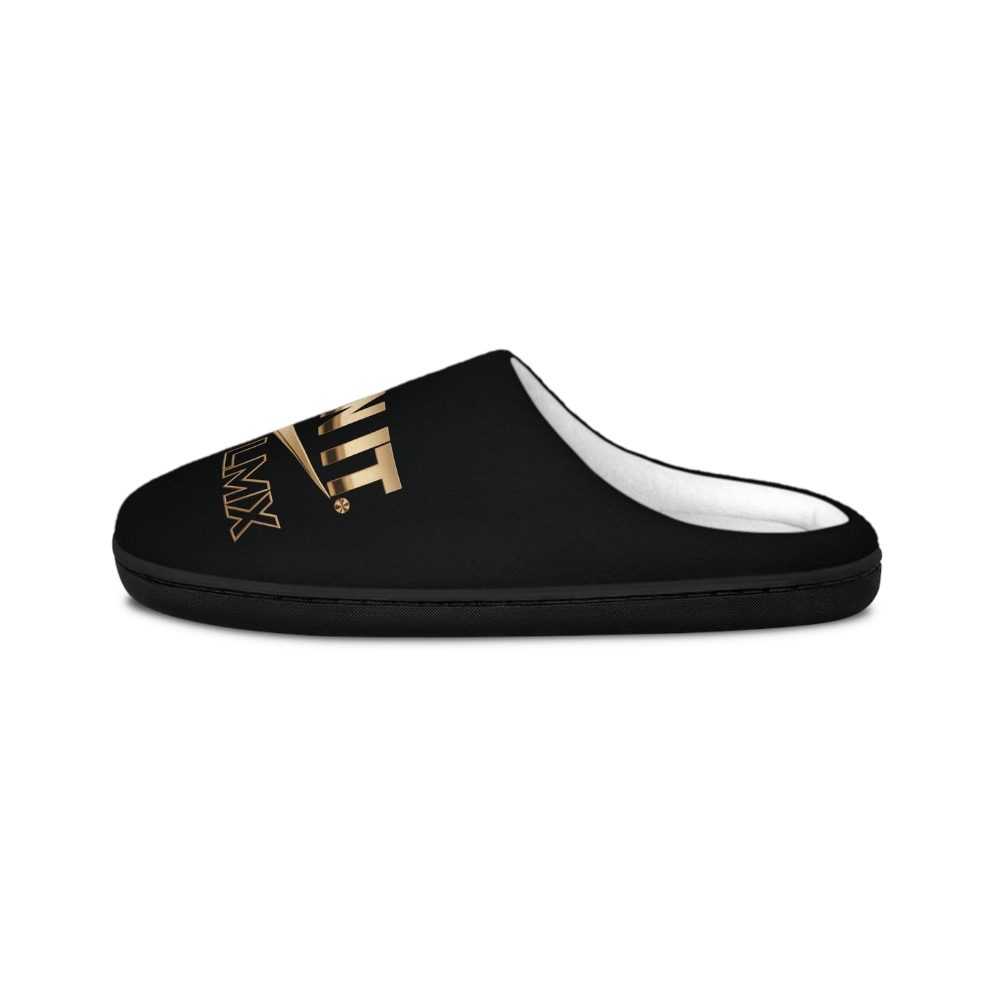 Men’s Indoor Slippers – Cozy Luxe Slippers with ‘Own It’ Design