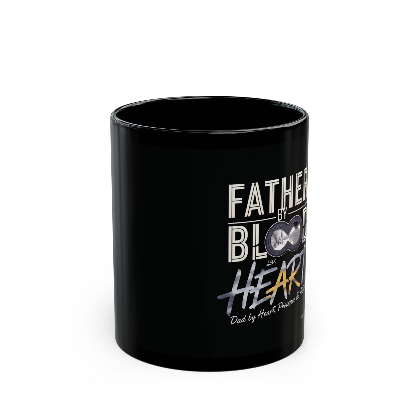 Presents: Blood Bond – A Father’s Legacy Black Mug