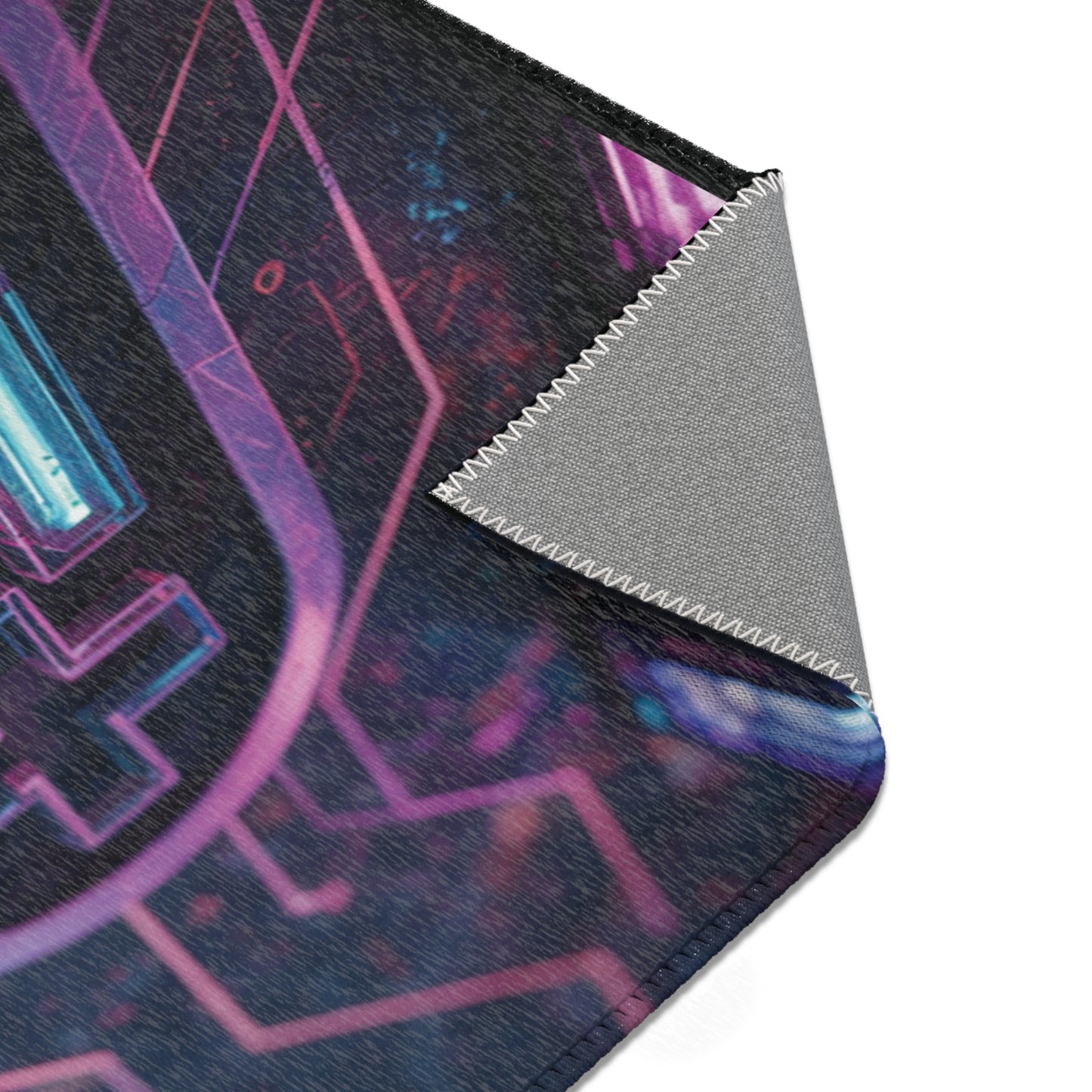Futuristic Gamer Controller Area Rug – LMX Edition