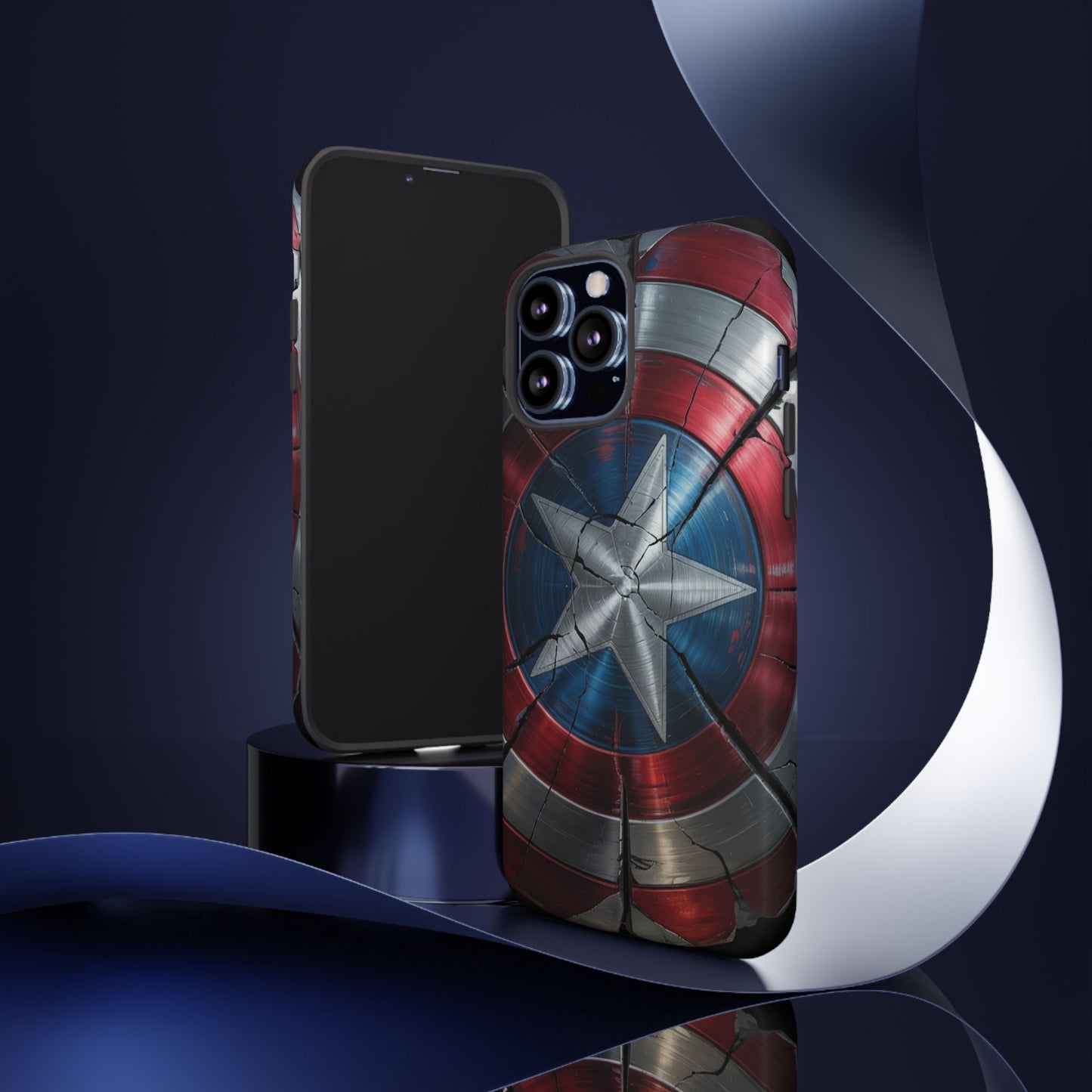 Captain America Shield Phone Case – Tough & Durable