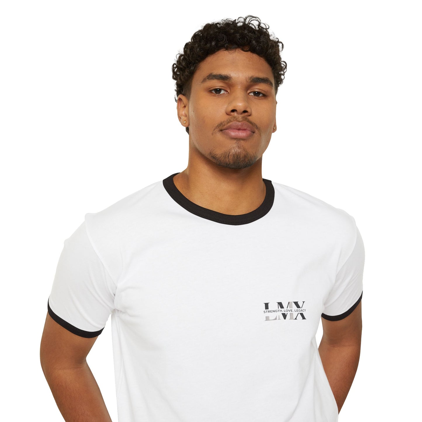 LMX Strength. Love. Legacy. Men’s Cotton Ringer T-Shirt – Retro Style, Modern Statement