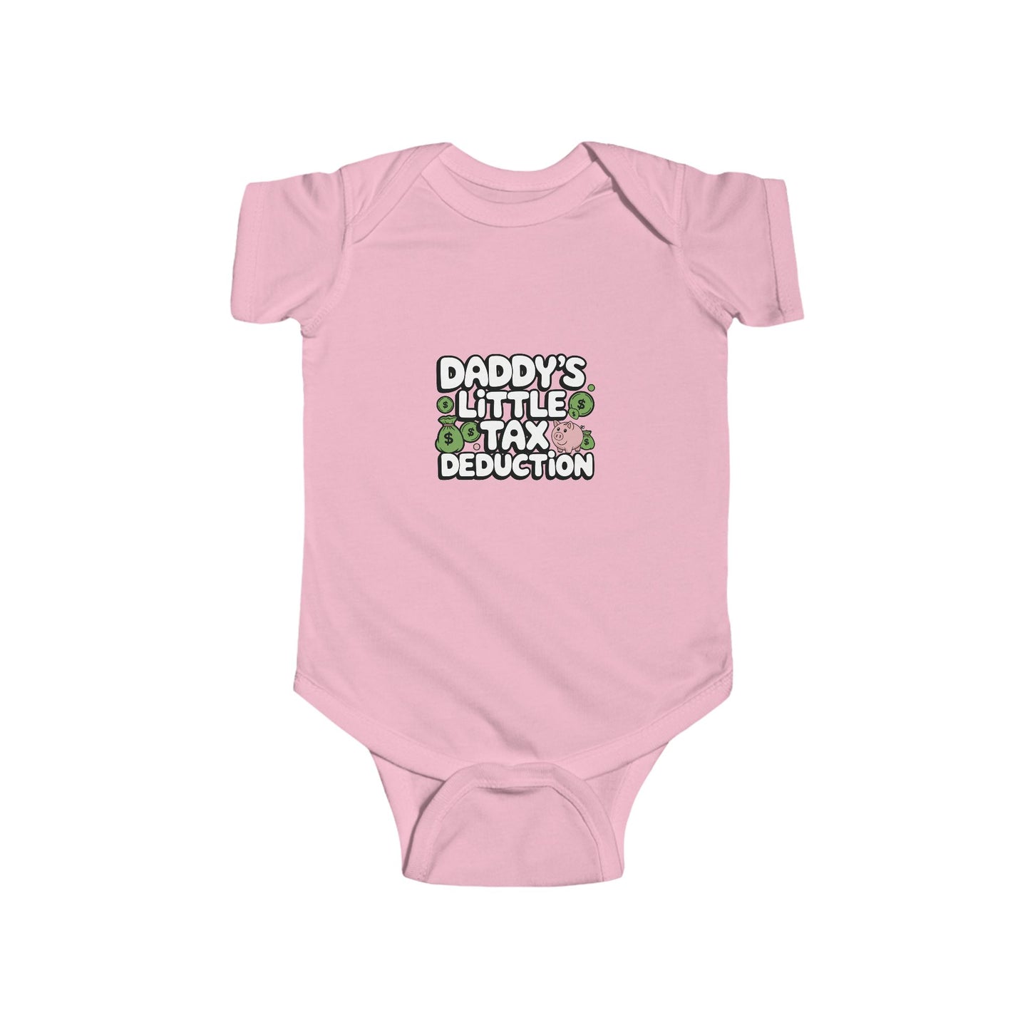 LMX Designs – “Daddy’s Little Tax Deduction” Baby Onesie