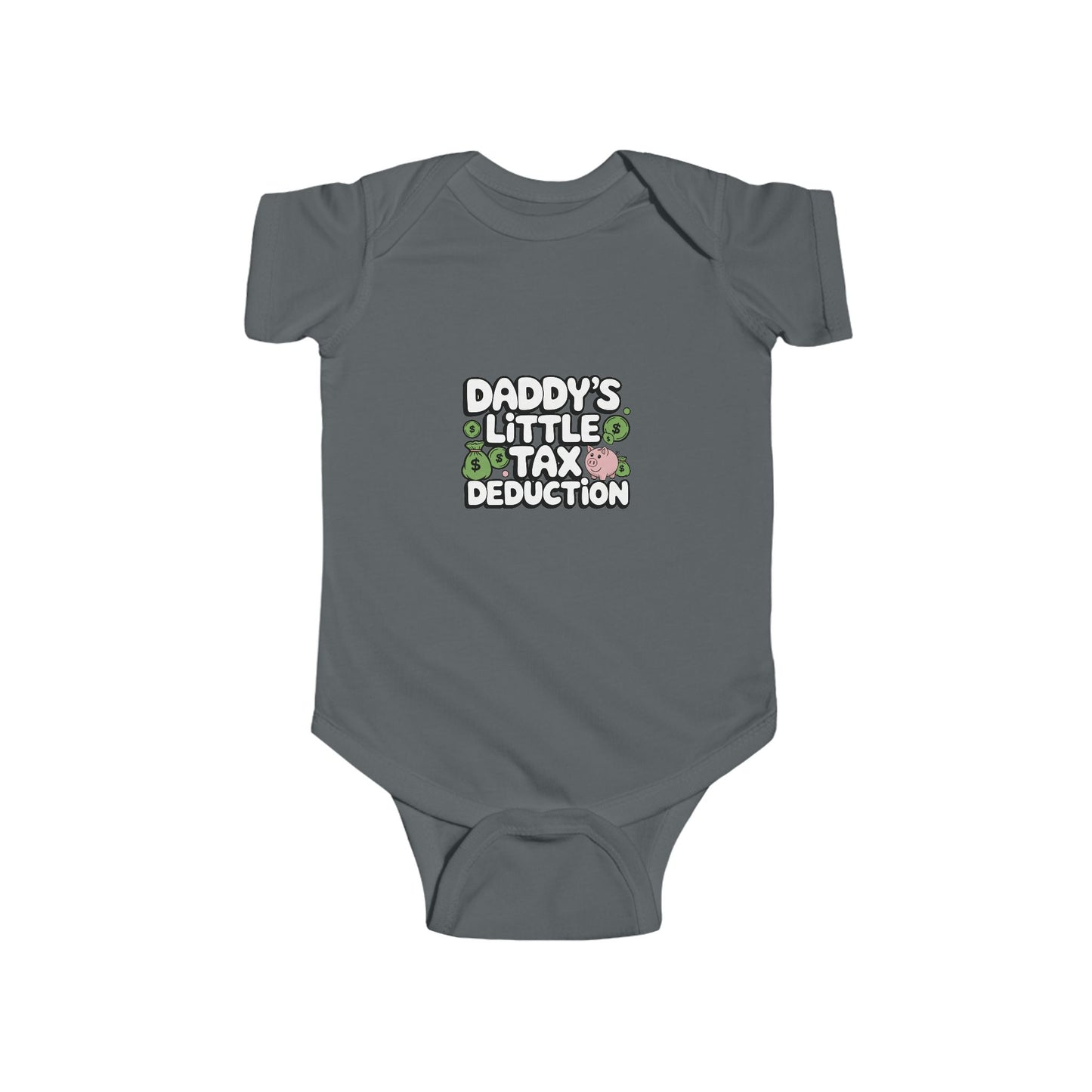 LMX Designs – “Daddy’s Little Tax Deduction” Baby Onesie