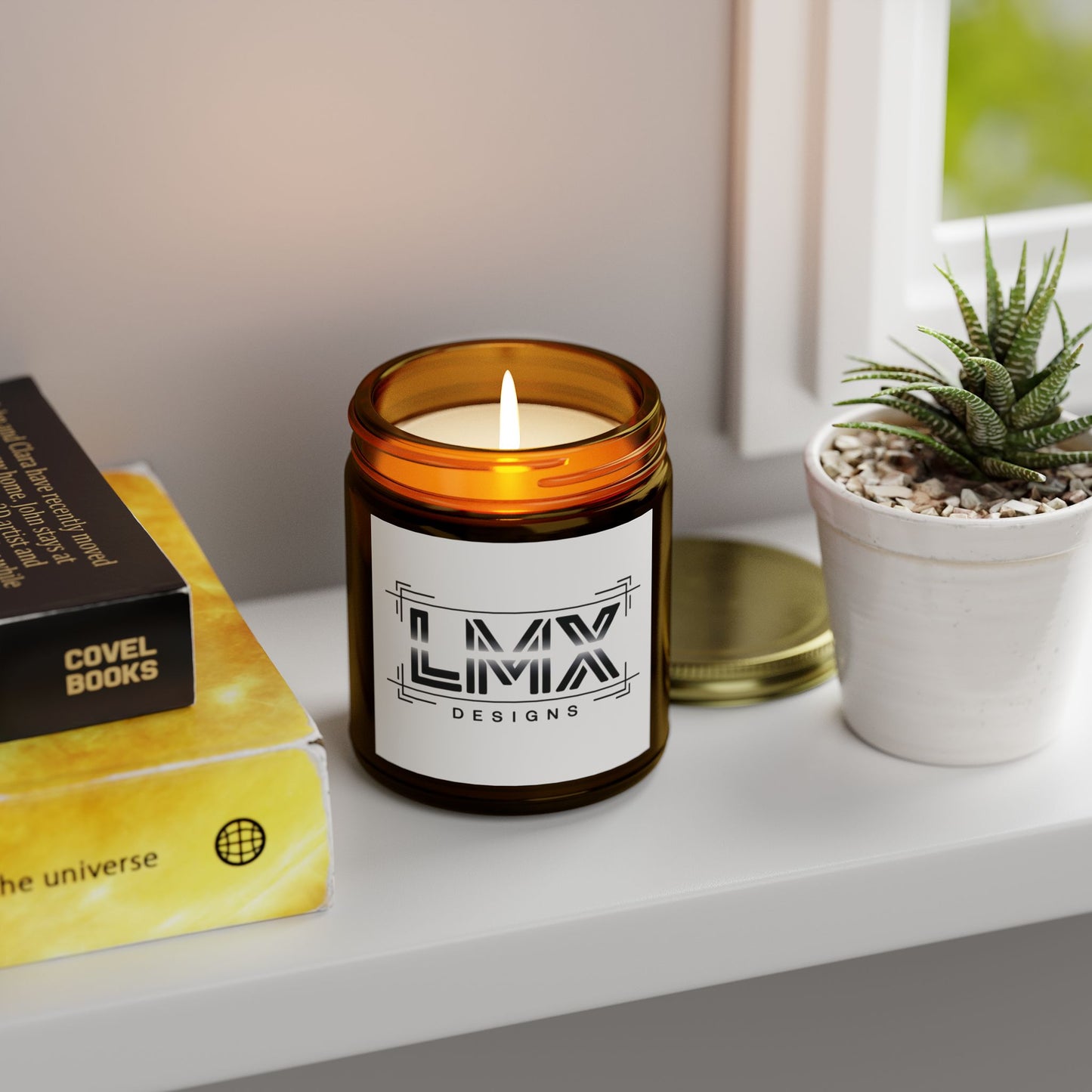 LMX Scented Candles, Coconut Apricot Wax (4oz, 9oz)