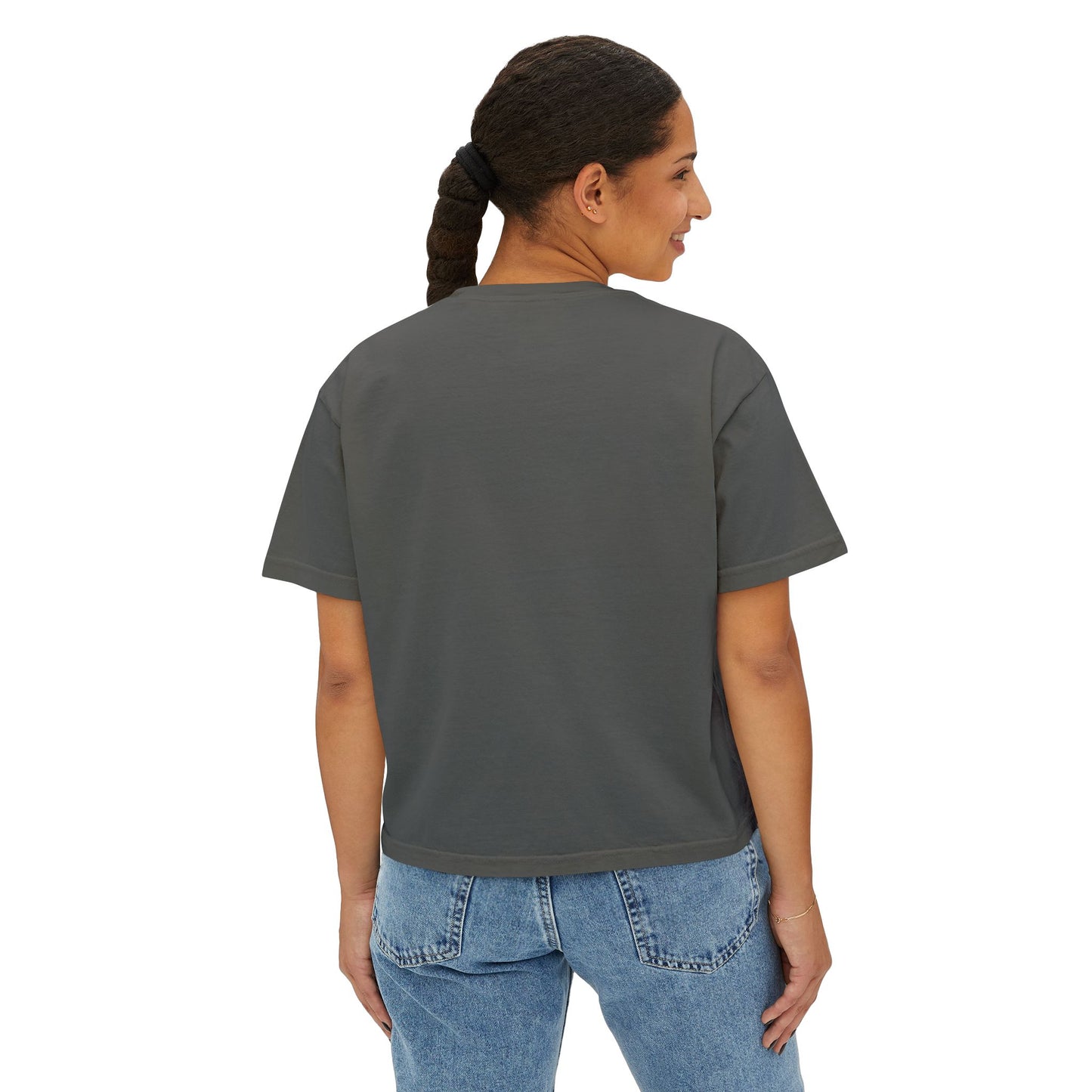 LMX Designs- Empowering Woman “Built not Bought” Boxy Tee