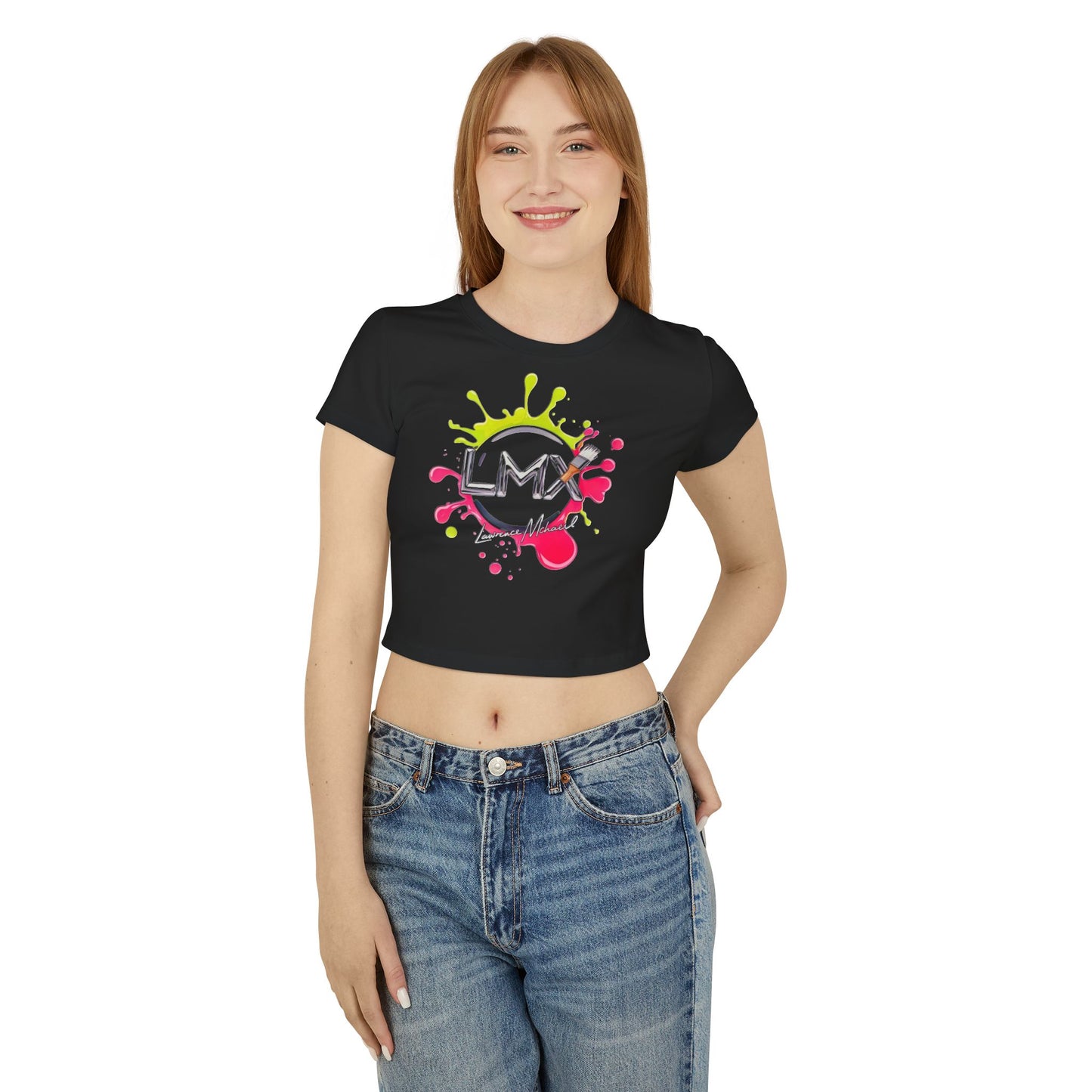 LMX Street Art Splash Baby Girl Crop Top