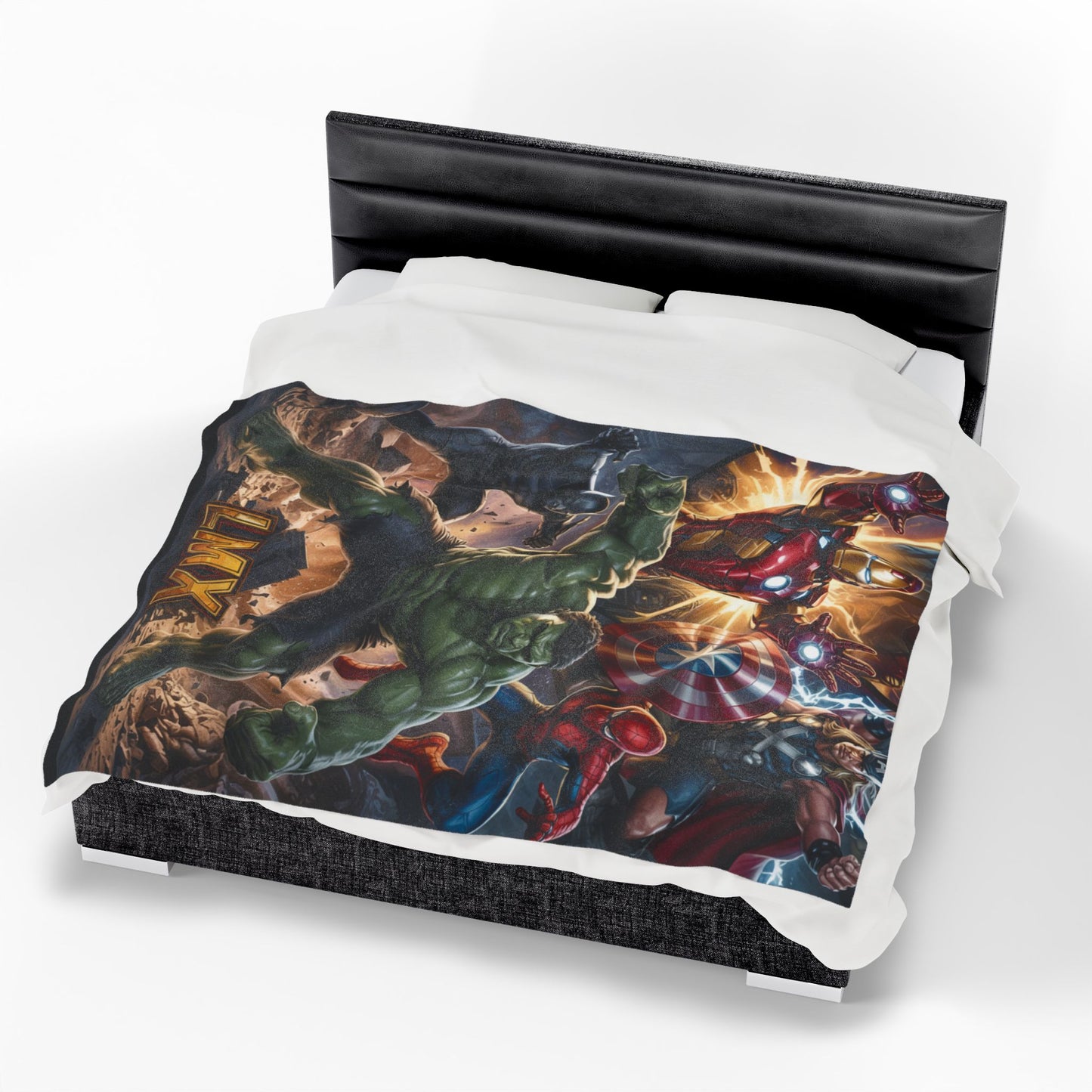 LMX Marvel Avengers Fleece Blanket – “Earth’s Mightiest” Hulk Edition