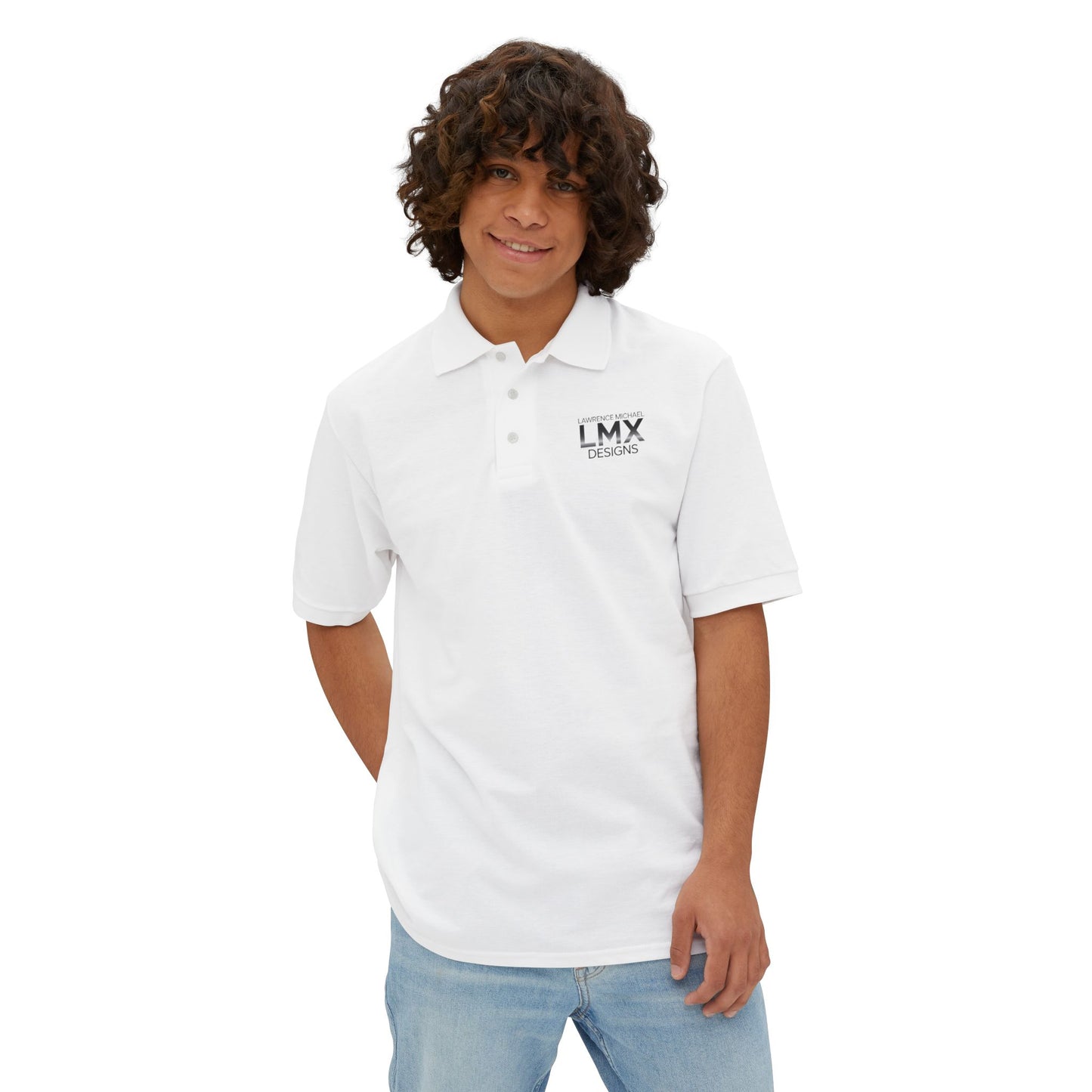 LMX Lawrence Michael Designs Men’s Piqué Polo