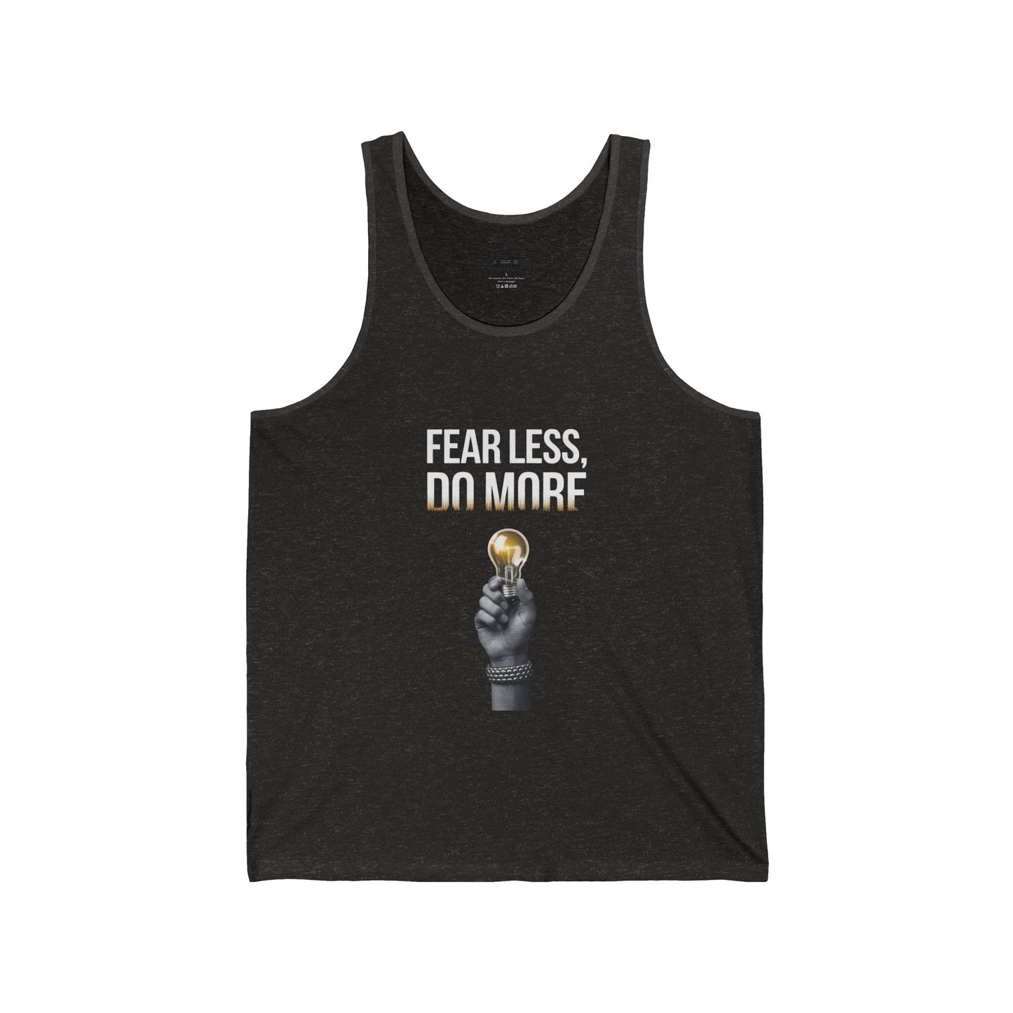 Tank Top - LMX Designs-Fearless Do More Inspirational Lightbulb Design