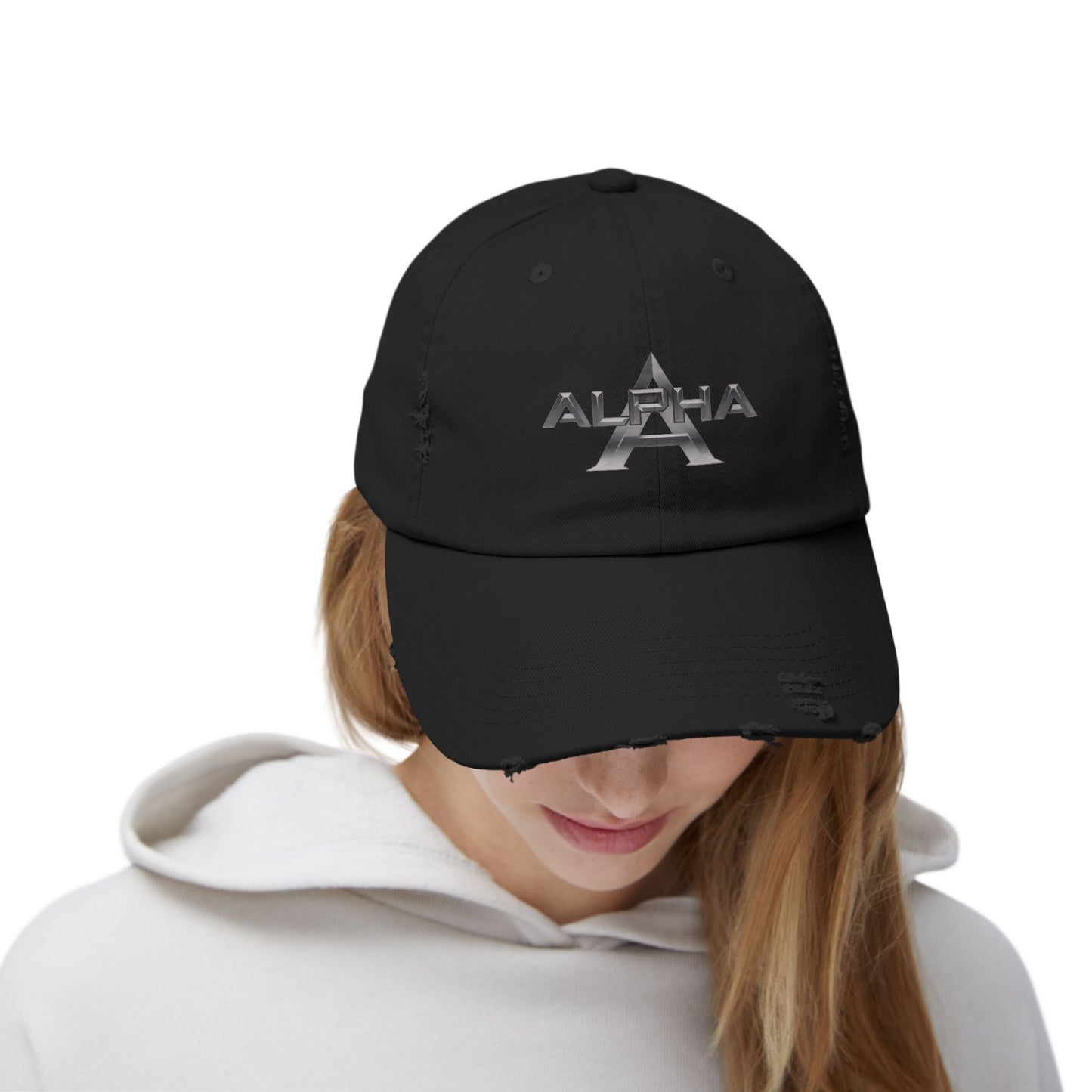LMX-ALPHA Unisex Distressed Cap