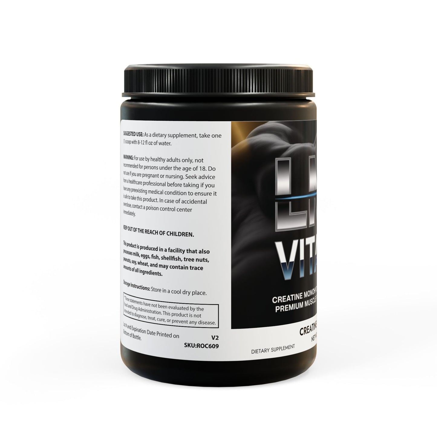 LMX Vitality Creatine Monohydrate – Pure Performance, No Compromise (300g, 10.58oz