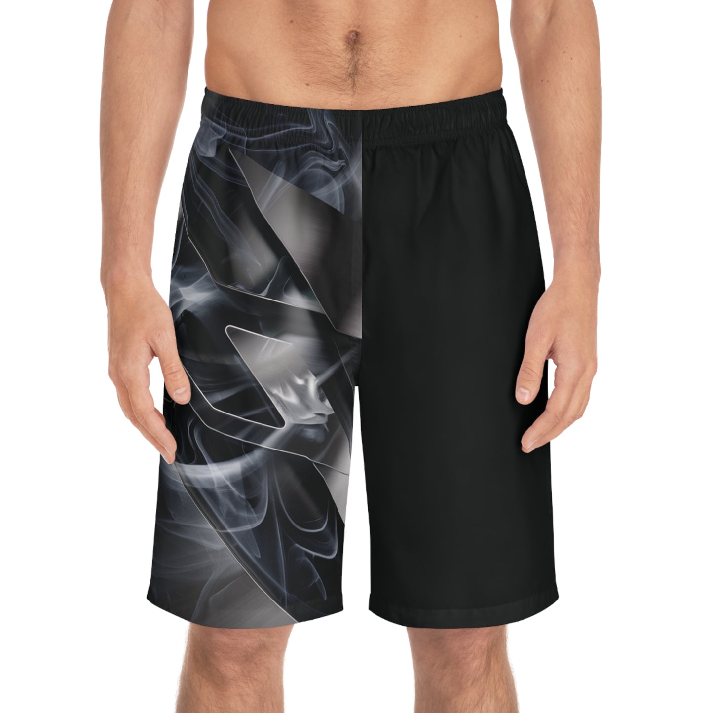 LMX Designs Men’s Swim Shorts – Smoke & Steel Edition