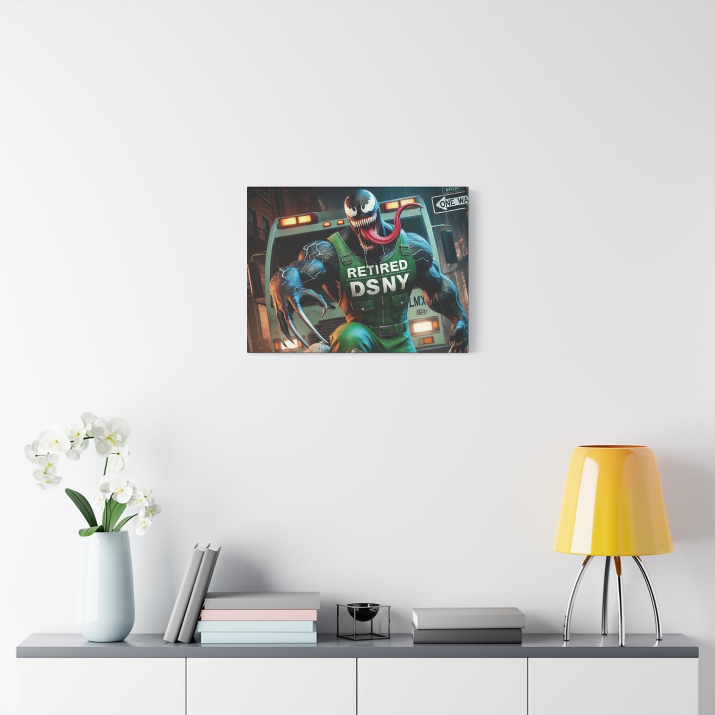 Retired DSNY Venom Matte Canvas Wall Art