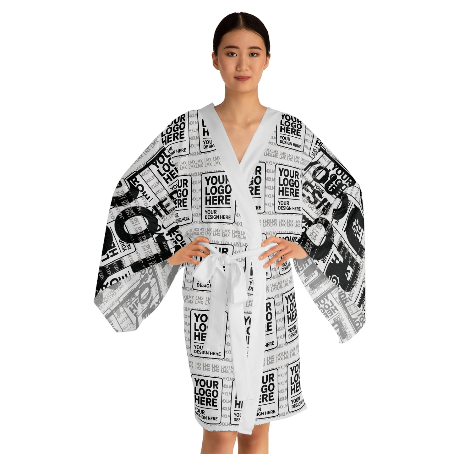 Customizable Long Sleeve Kimono Robe – Personalize Your Style