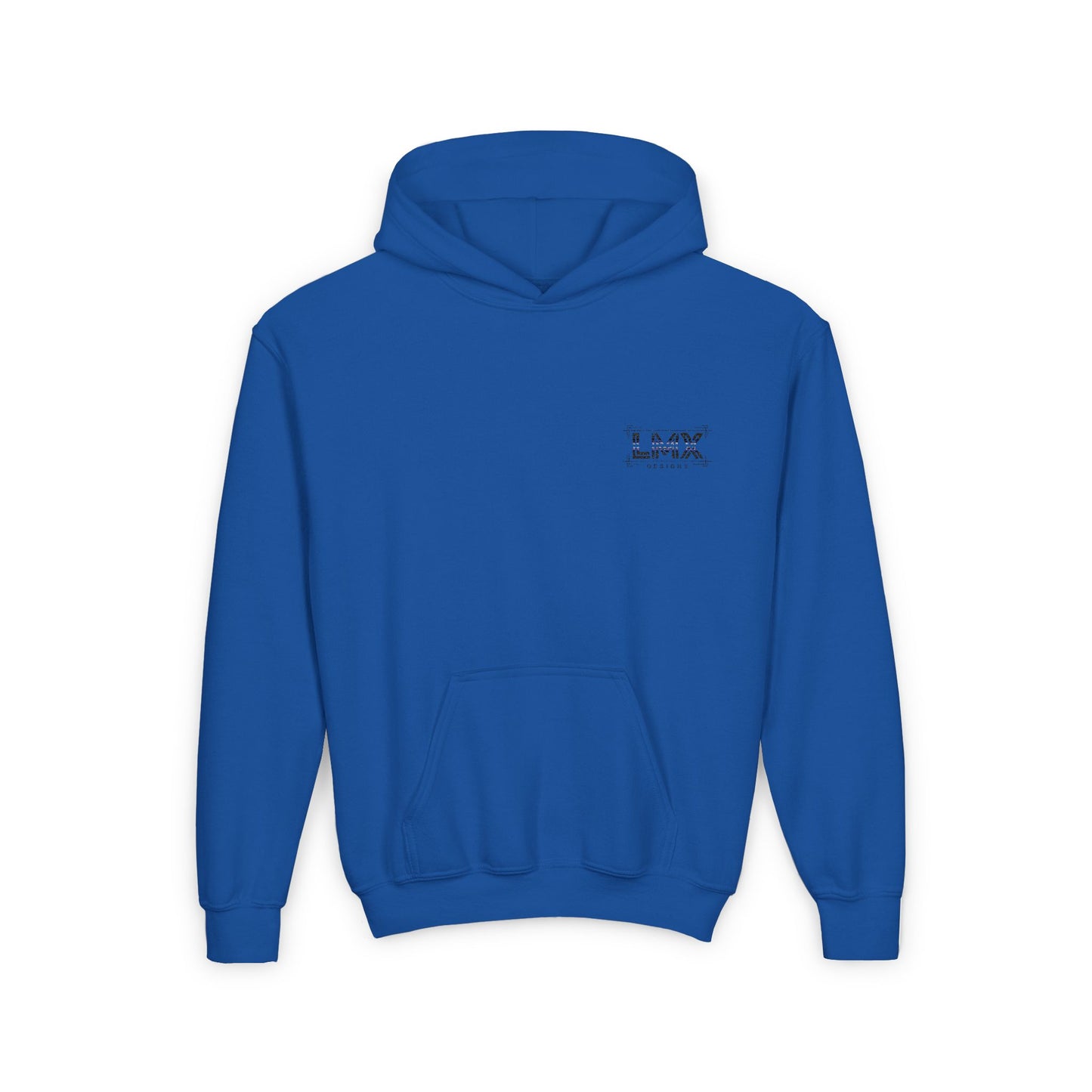 LMX Designs Logo Solid Colors Kids Hoodie – Available in Various Colors