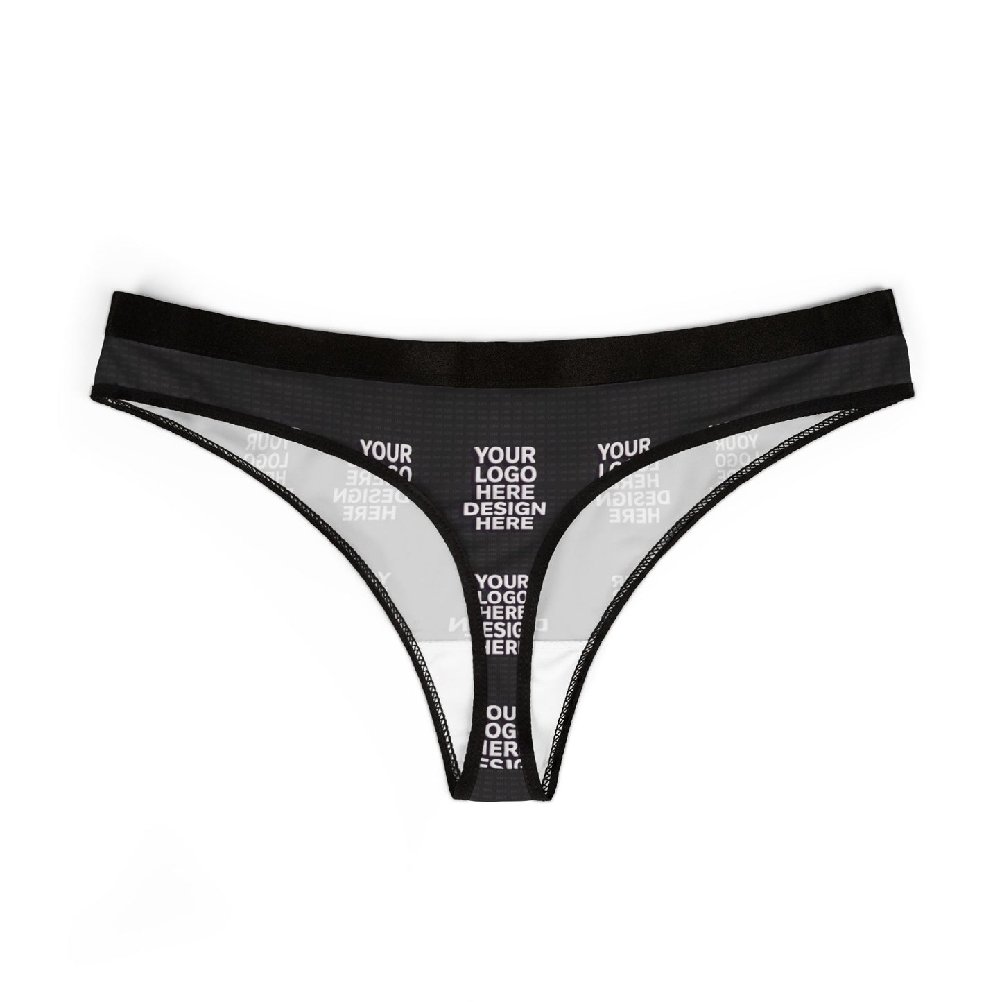 Introducing our Customizable Black Thong – Comfortable, Stylish, and Personal