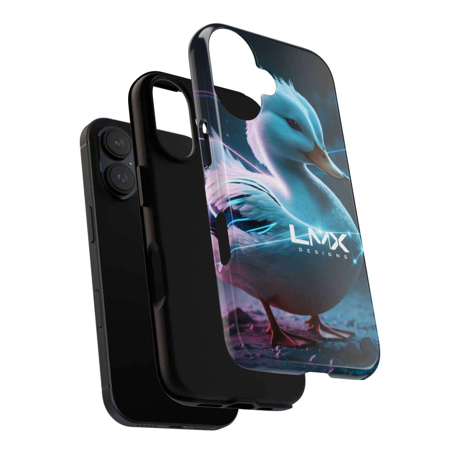 LMX Designs- Whimsical Duck Phone Case - Durable & Stylish Tough Cases