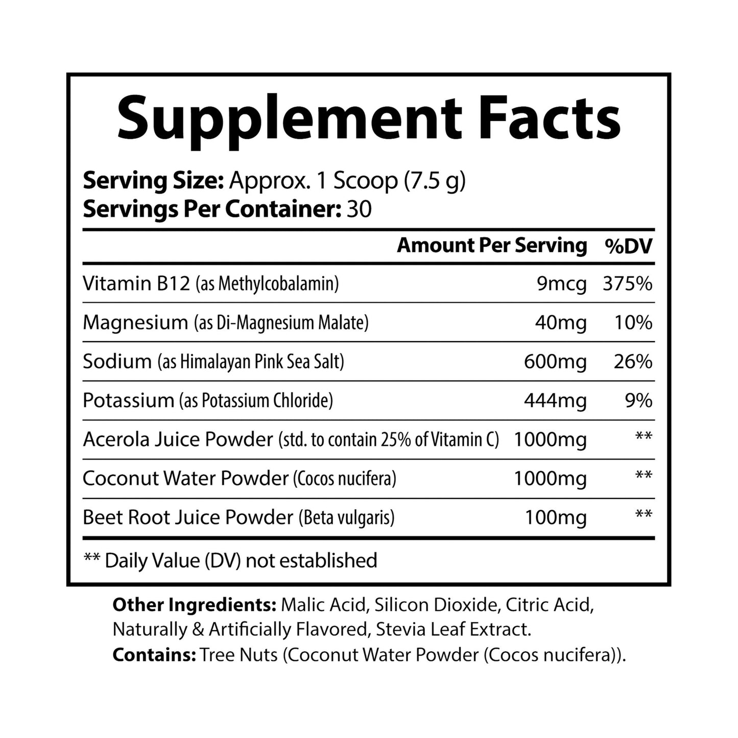 LMX Vitality ION+ Select Electrolyte Supplement – Hydration. Performance. Recovery. (Blue Raspberry, 225g, 7.9oz)