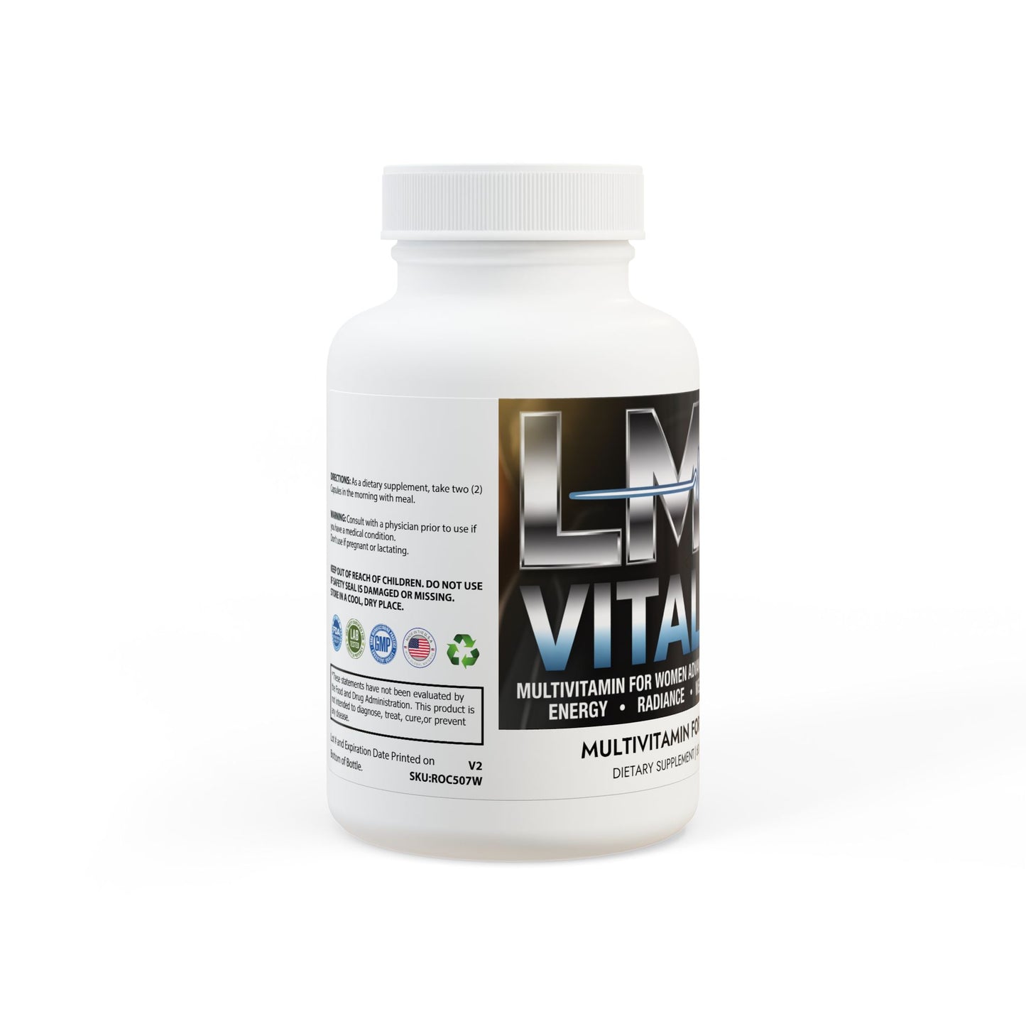 LMX Vitality Multivitamin for Women – Complete Daily Health & Wellness (60 Capsules)