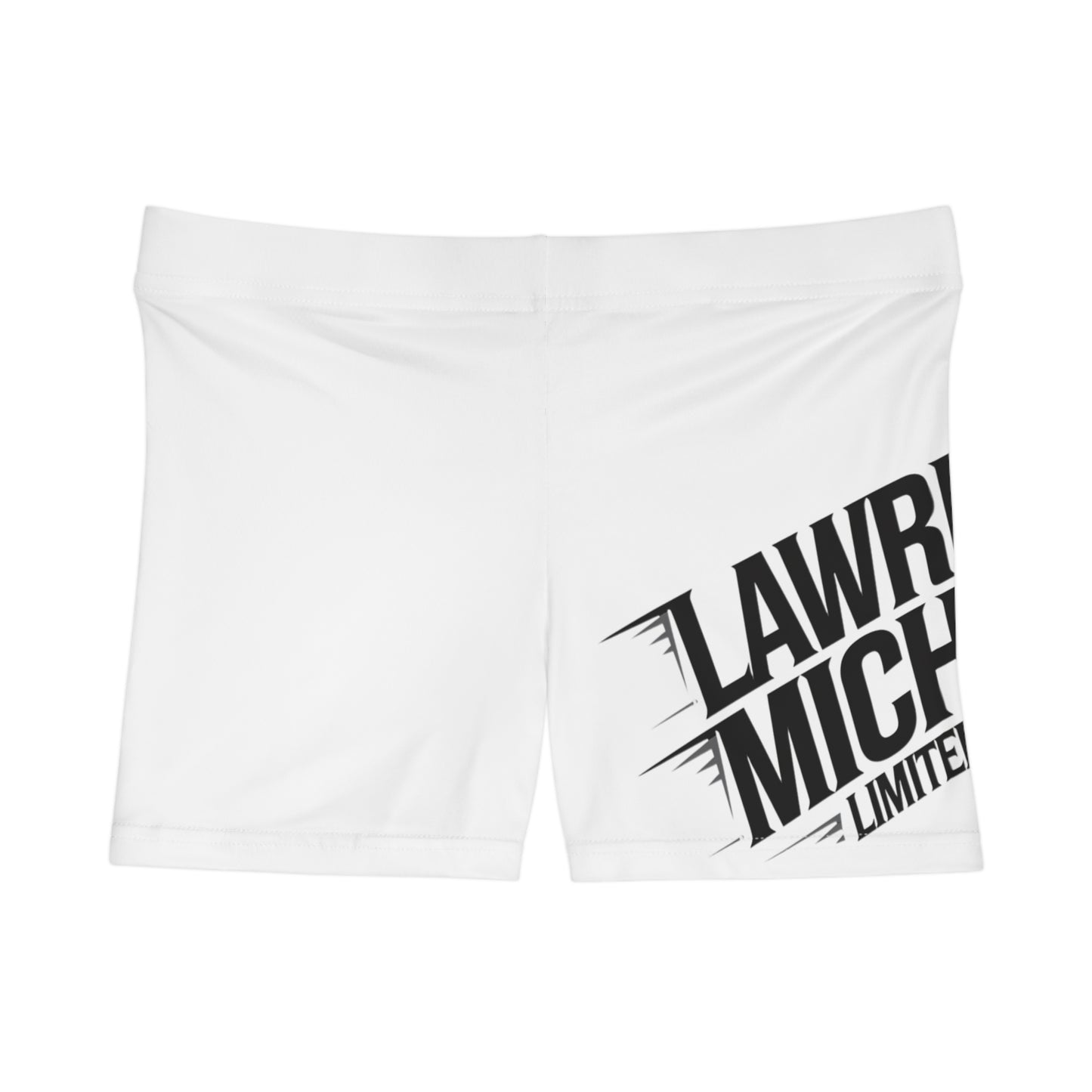 LMX Designs Women’s White Signature Shorts – Lawrence Michael Limited Edition 2025”