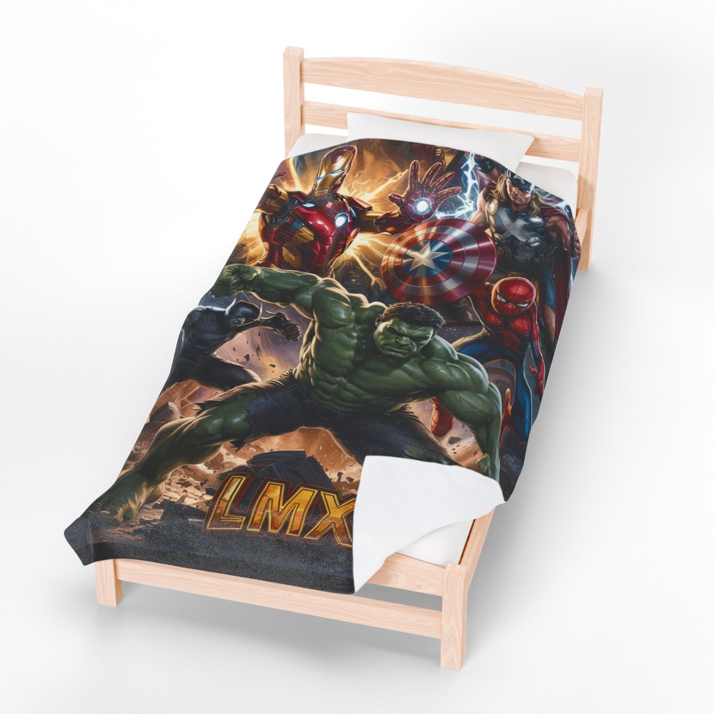 LMX Marvel Avengers Fleece Blanket – “Earth’s Mightiest” Hulk Edition