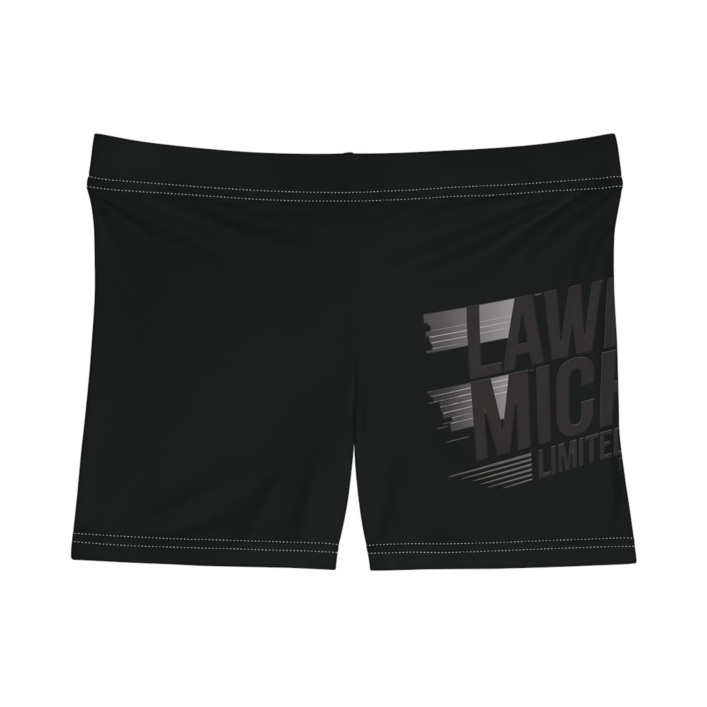 LMX Designs Women’s Black Signature Shorts – Lawrence Michael Limited Edition 2025”
