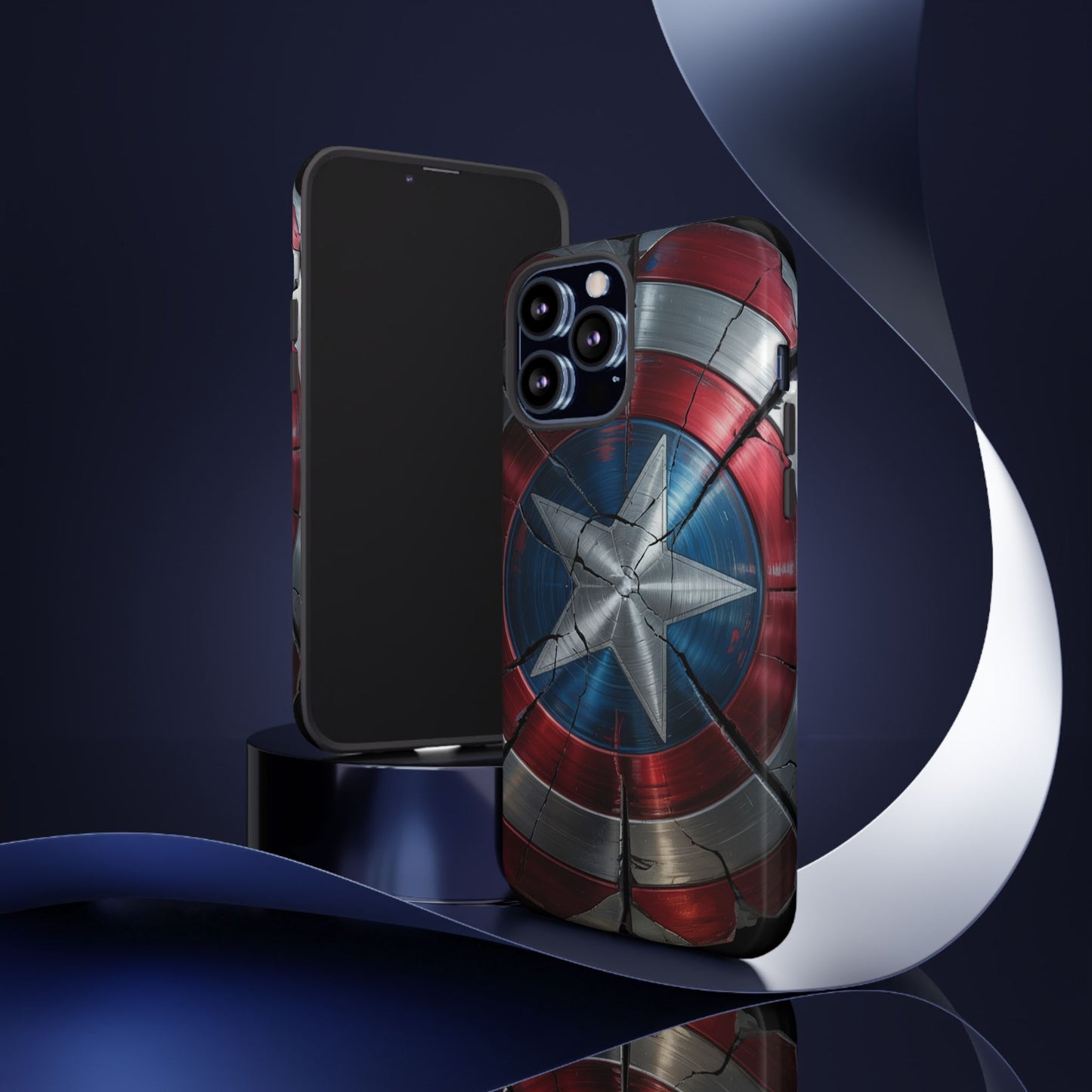 Captain America Shield Phone Case – Tough & Durable