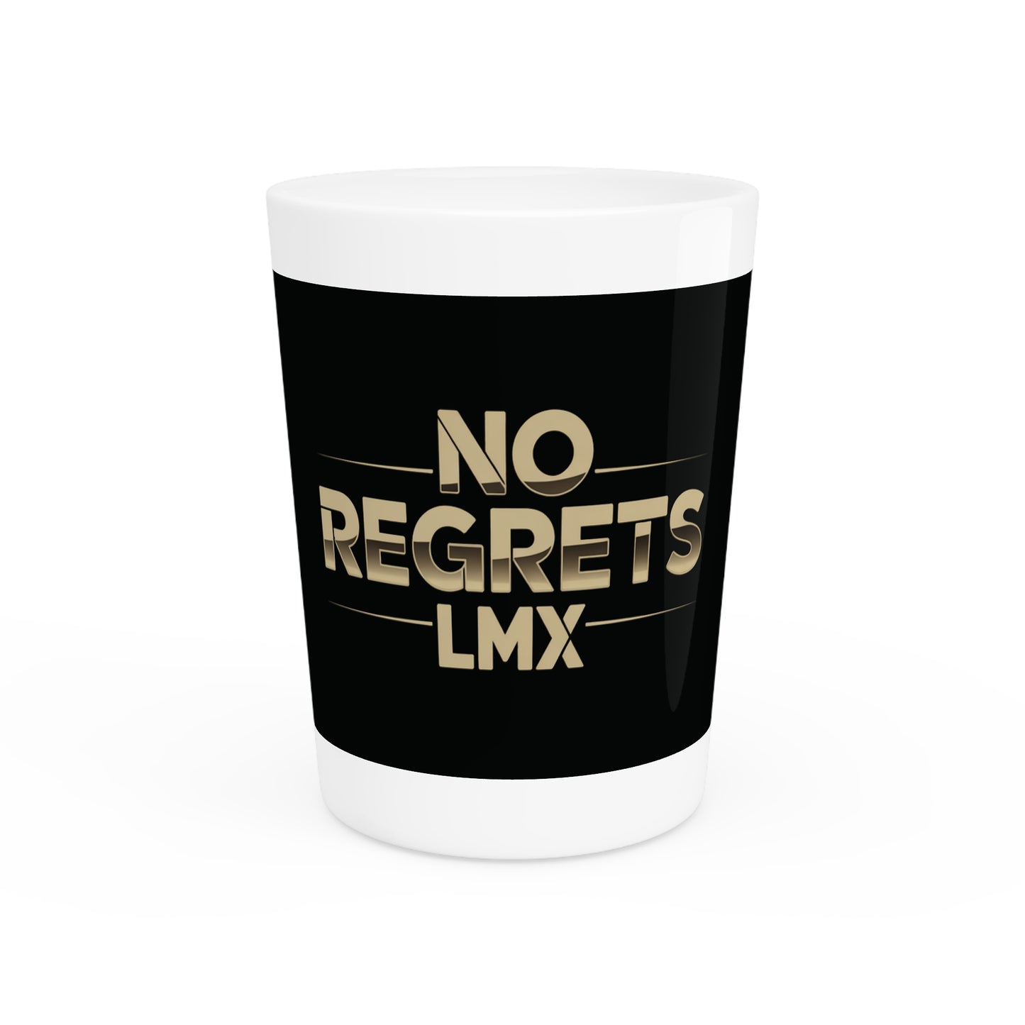 No Regrets Shot Glass – Fun Party Favors for Celebrations LMX Designs