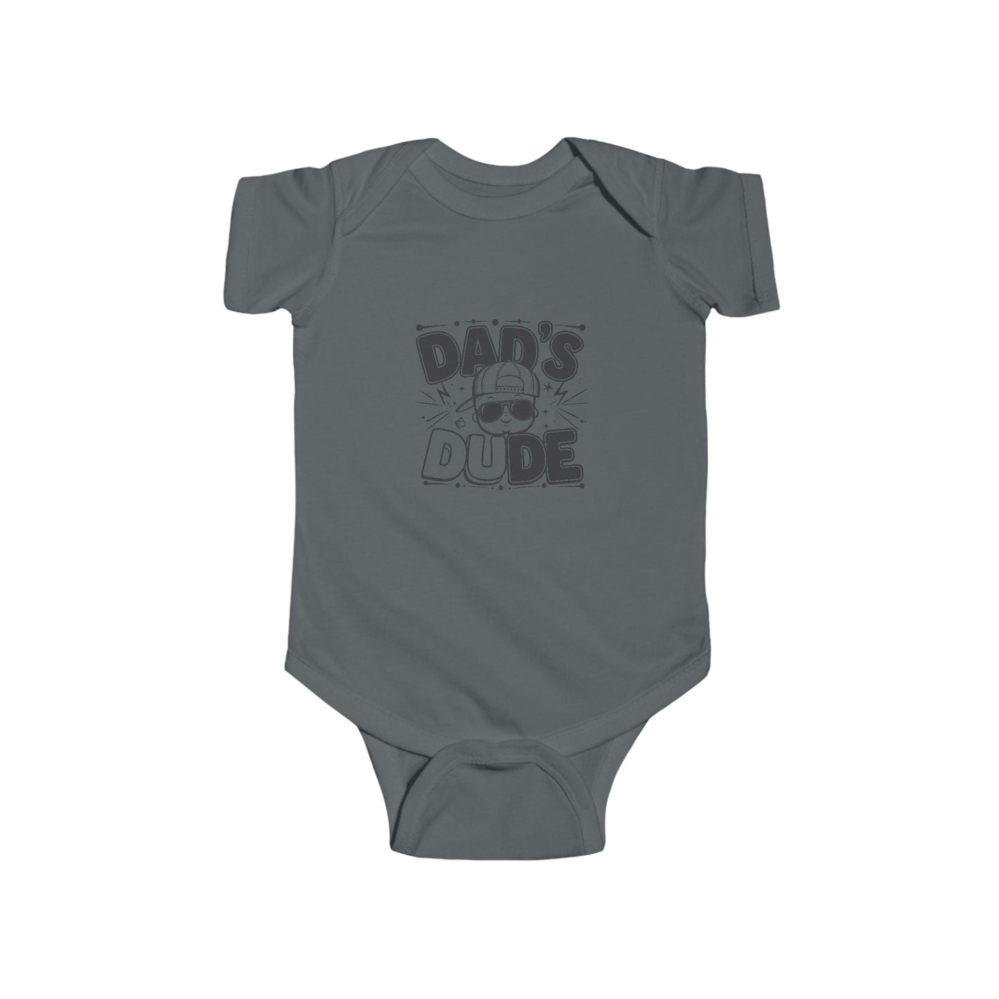 LMX- Cute Dad's Dude Infant Bodysuit - Fun Baby Apparel for New Dads